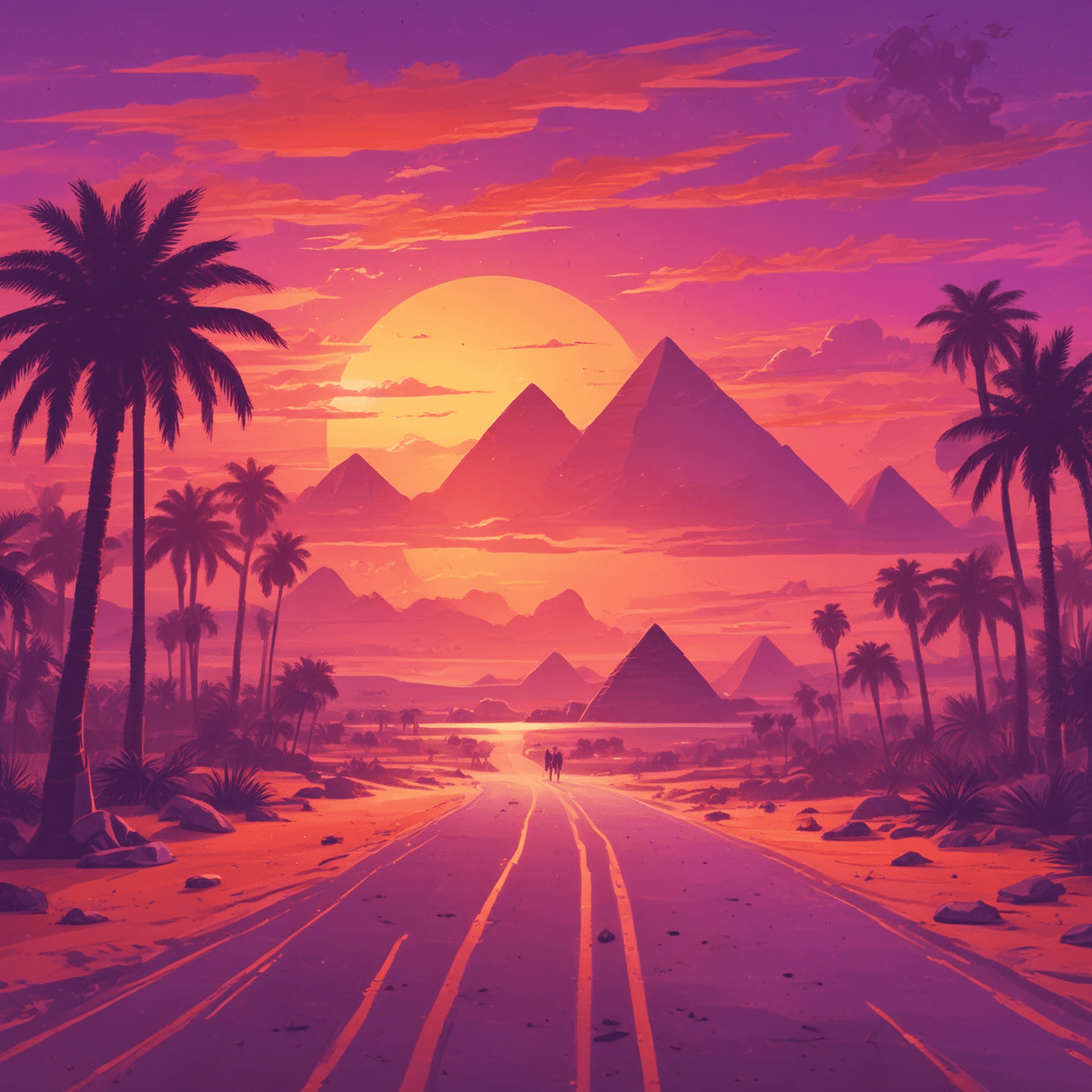 Pyramid Run: Ancient Egypt Vocab game banner