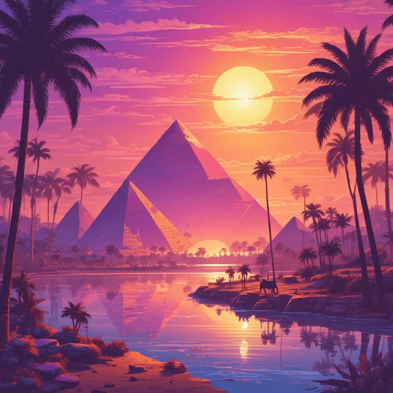 Pharaoh's Quest Quiz game banner