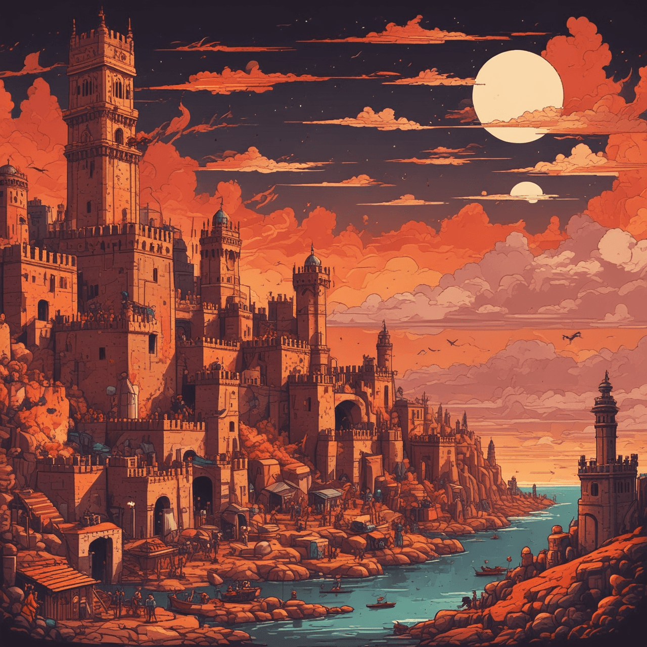 Saladin's Run: Crusade Clash game banner