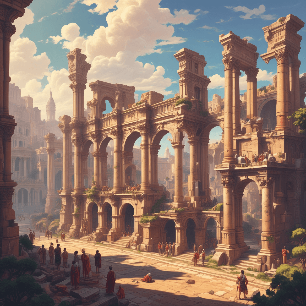 Roman Empire Run game banner