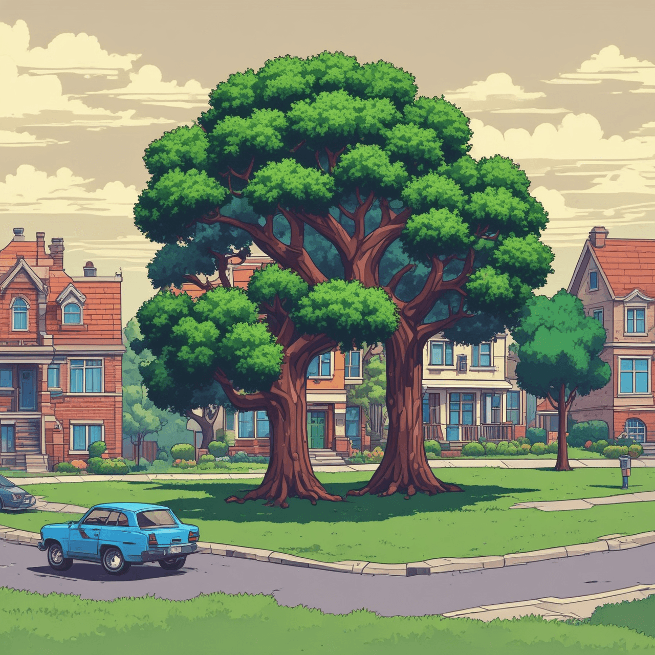 Dad vs. Cat: Tree Rescue game banner