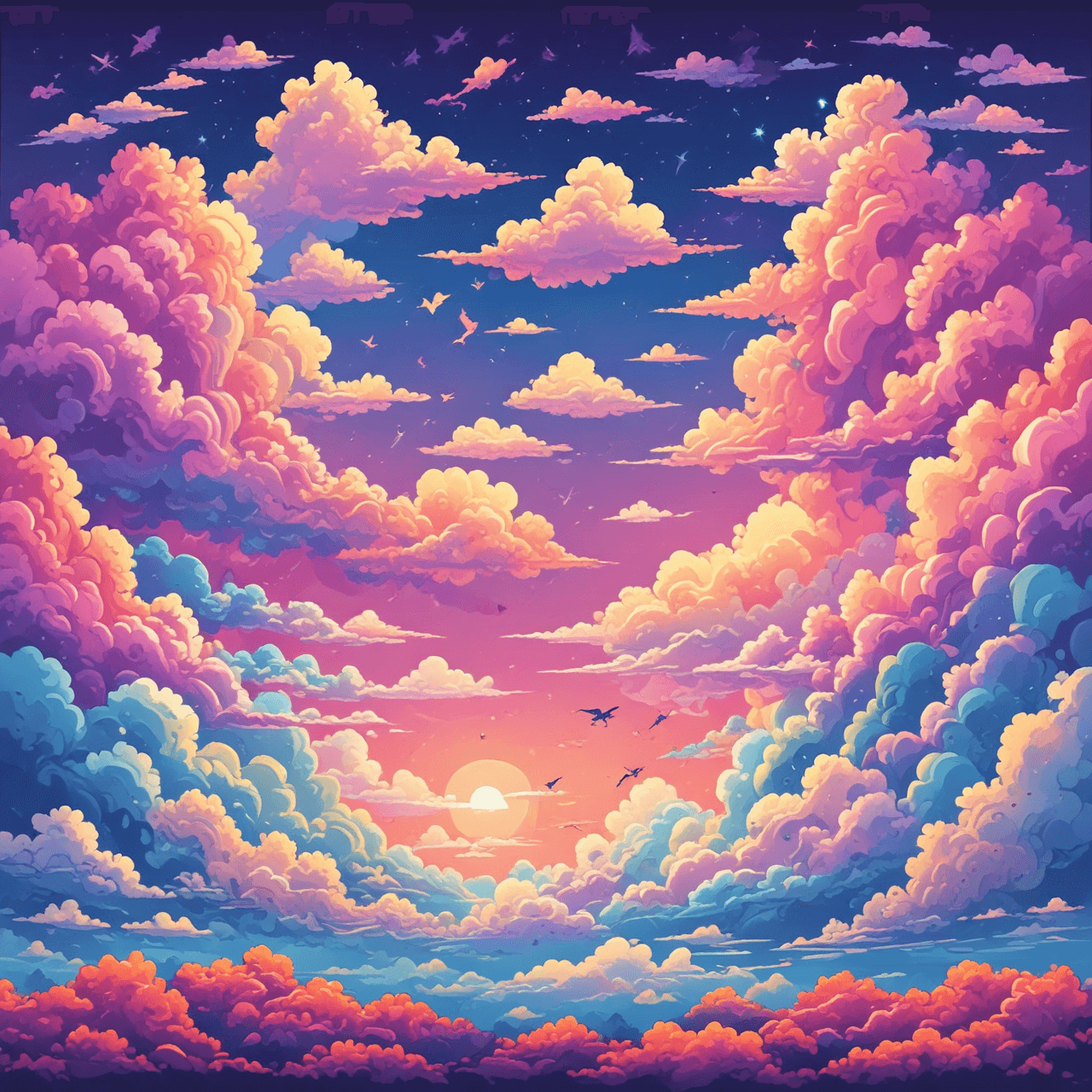 Algebraic Cloud Bridge game banner