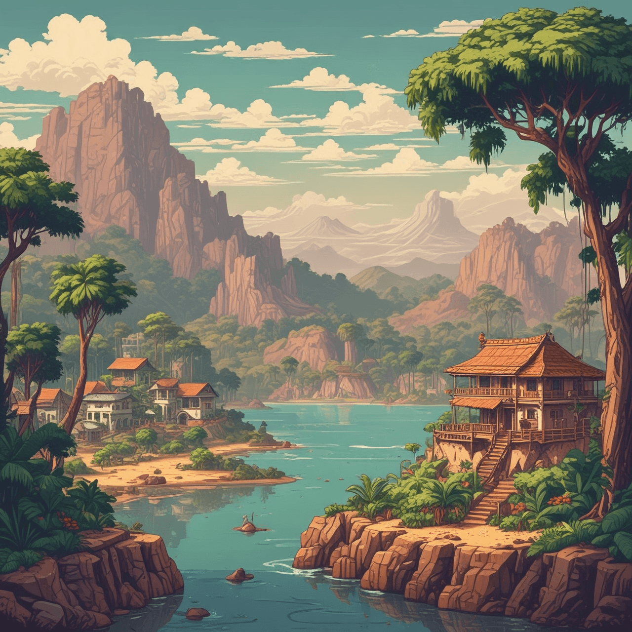 Salto da História do Brasil game banner