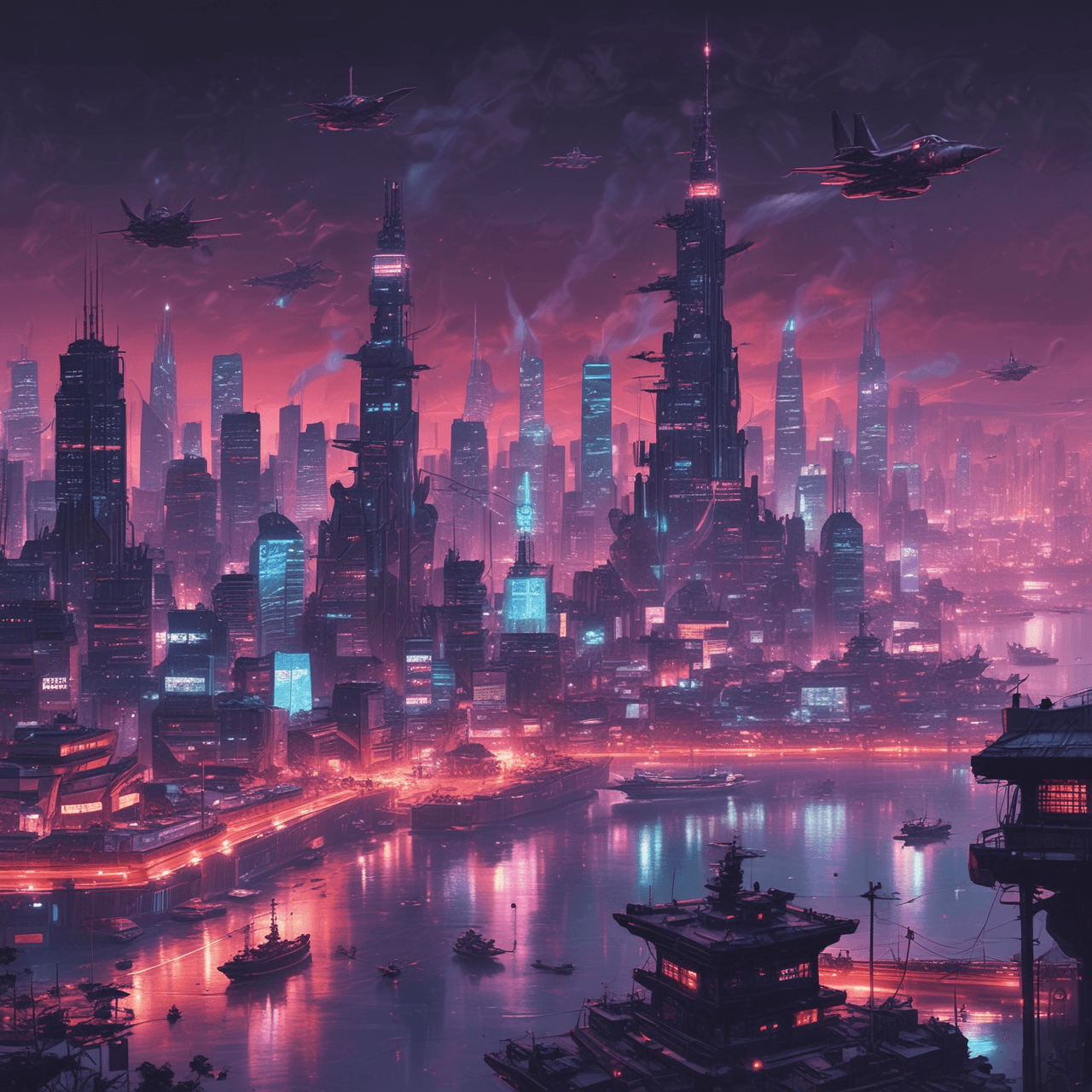 Cyber War Jump game banner