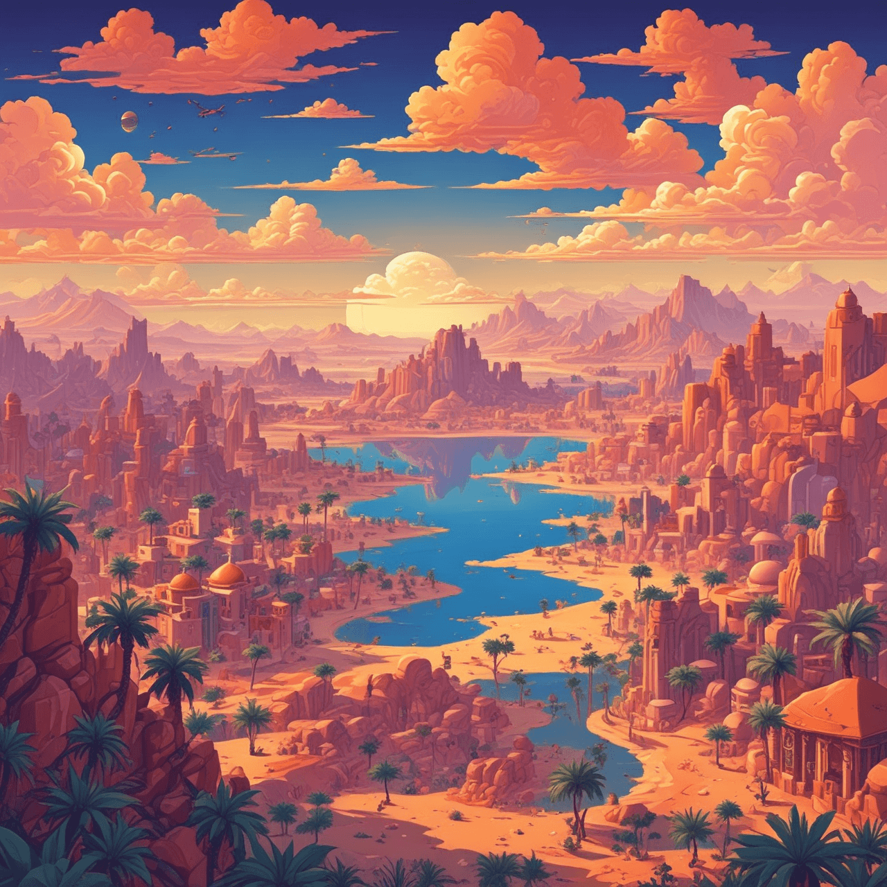 Arabian Sands Bridge game banner