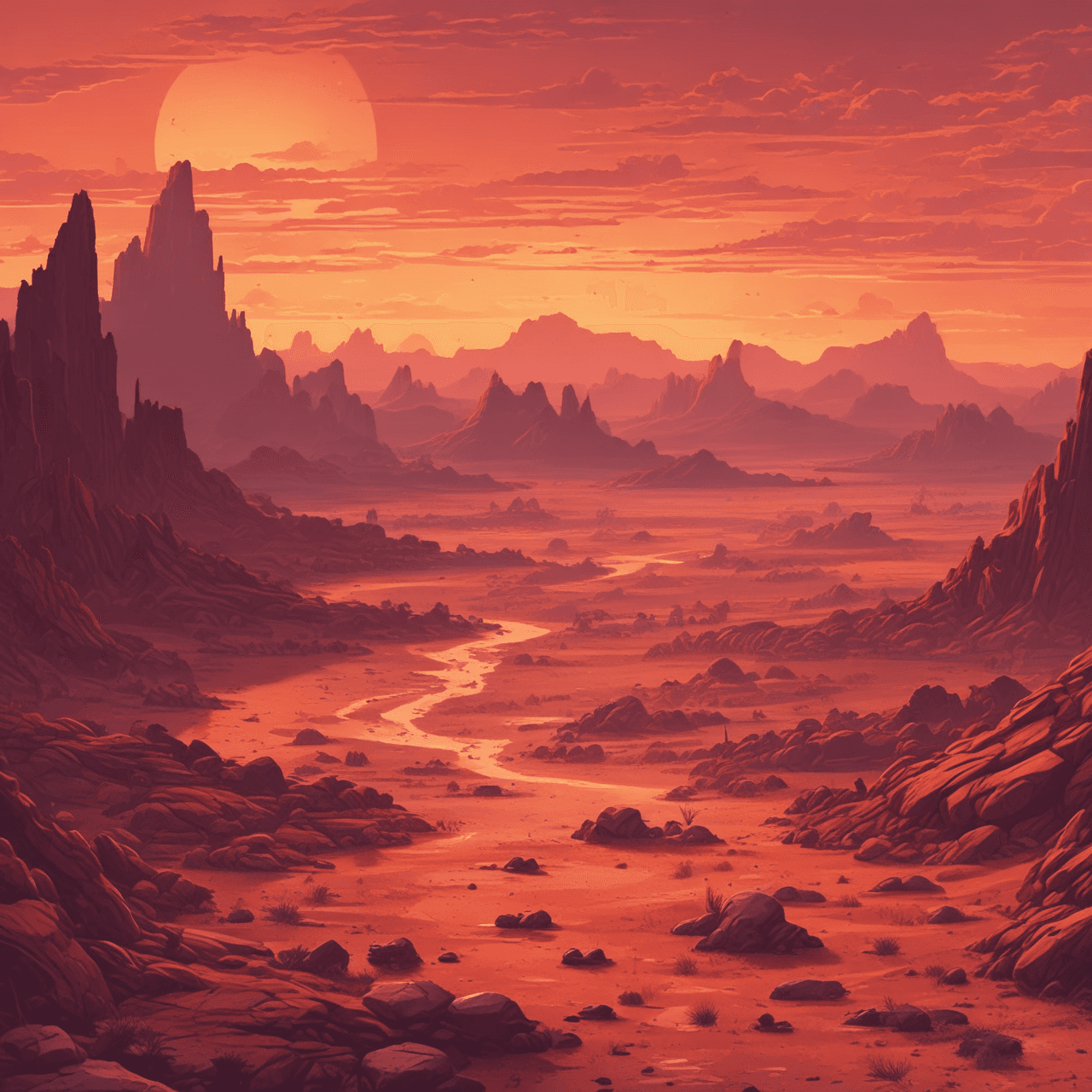 Mars Geoscape Runner game banner