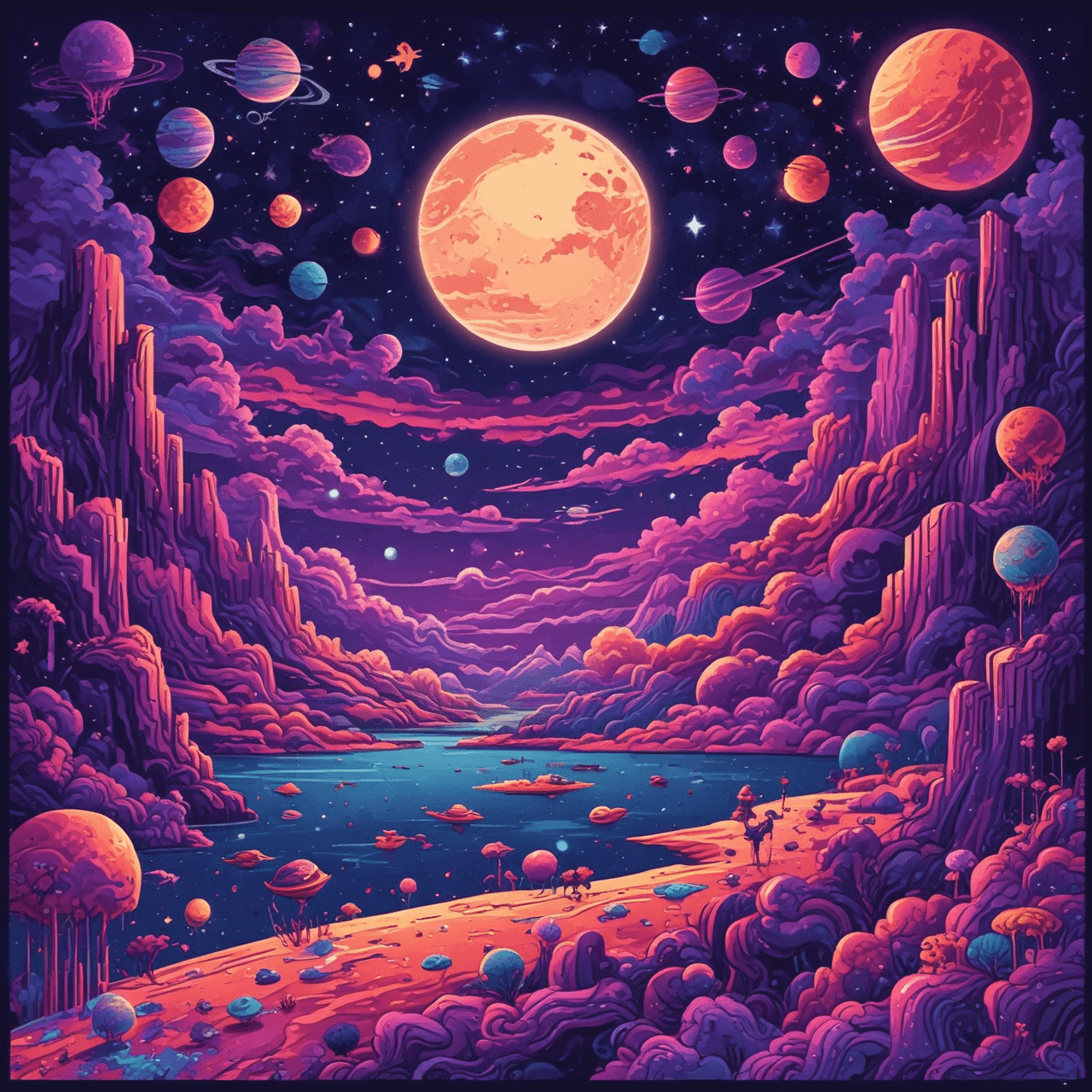 Quiz o Układzie Słonecznym game banner