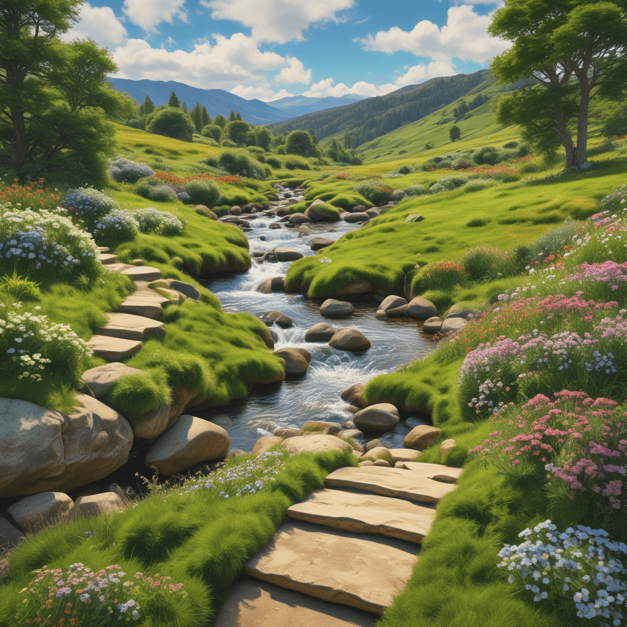 Cottagecore Science Bridge game banner