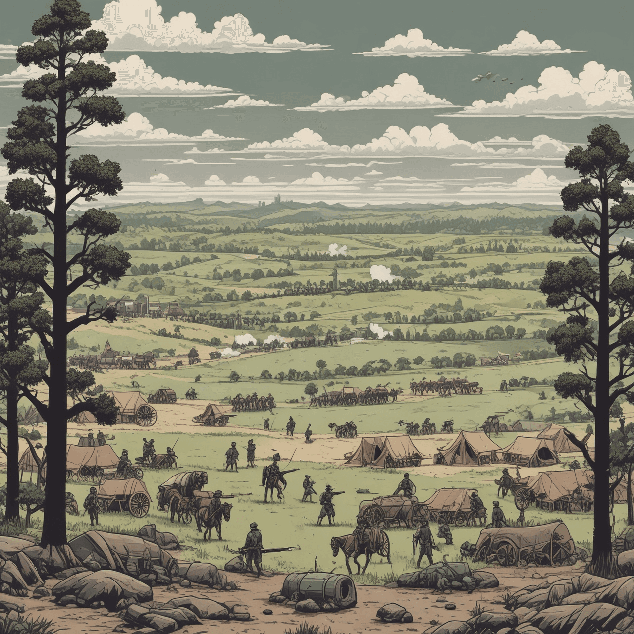 Civil War Race game banner