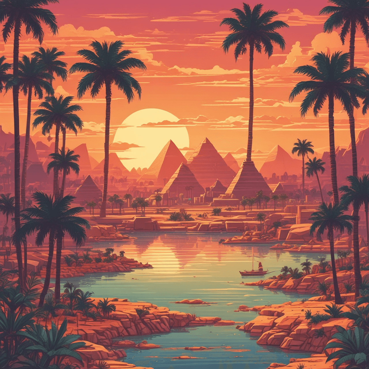 Pharaoh's Knowledge Race game banner