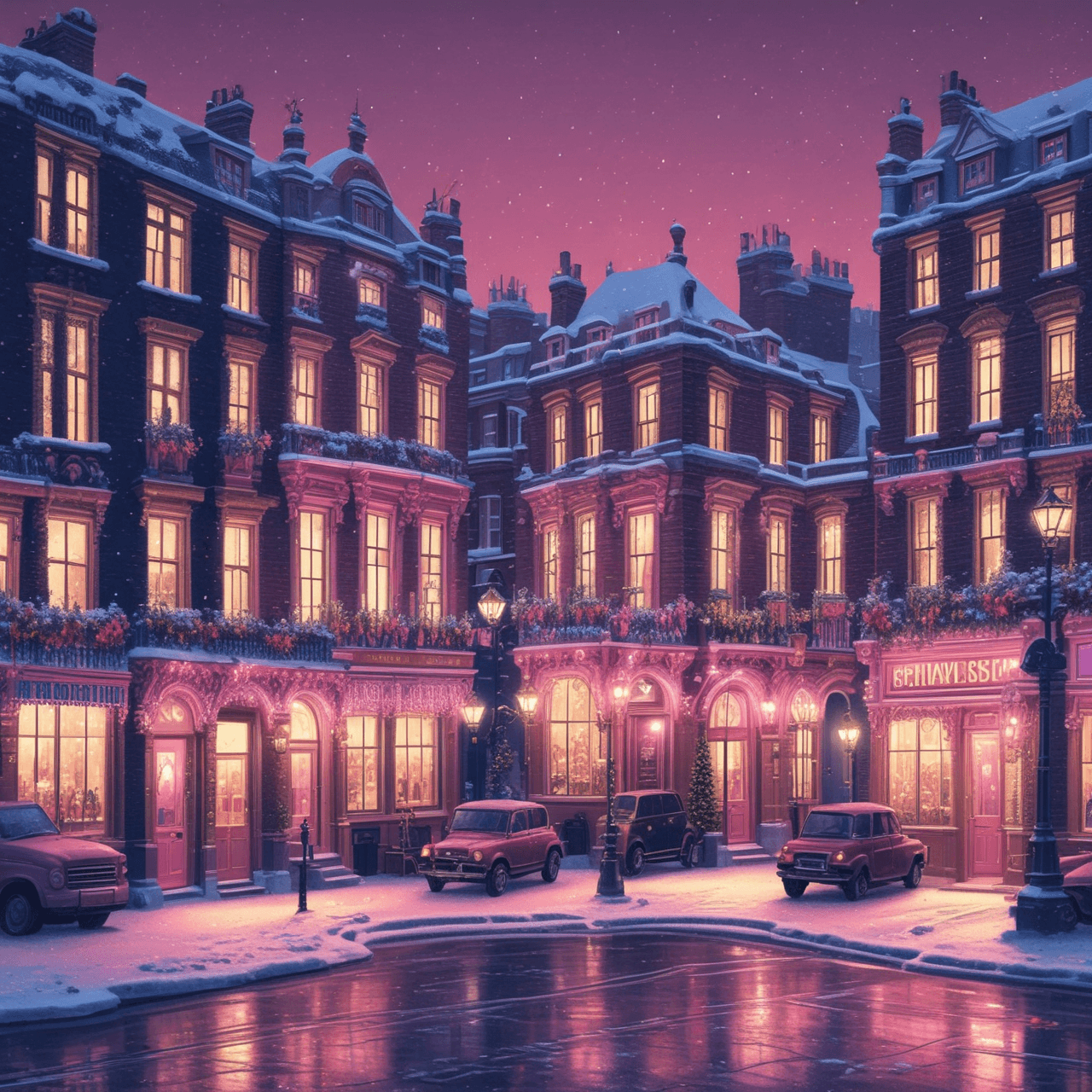 Scrooge's Pink Redemption Race game banner