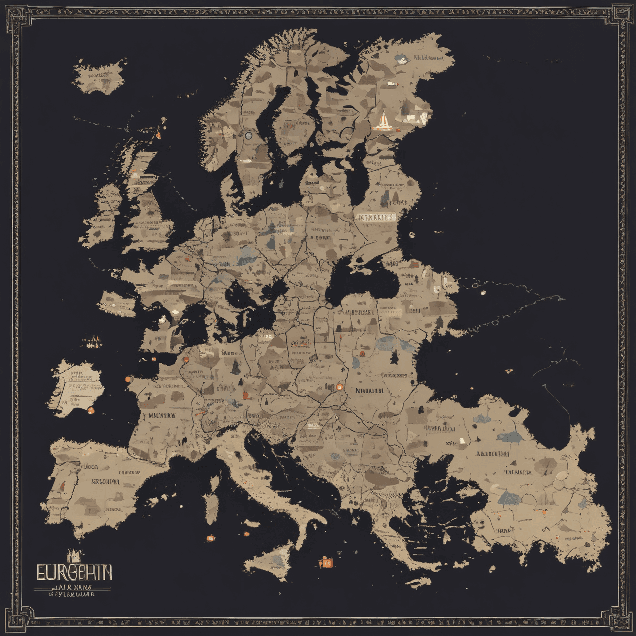 Corrida Europeia: Quiz game banner