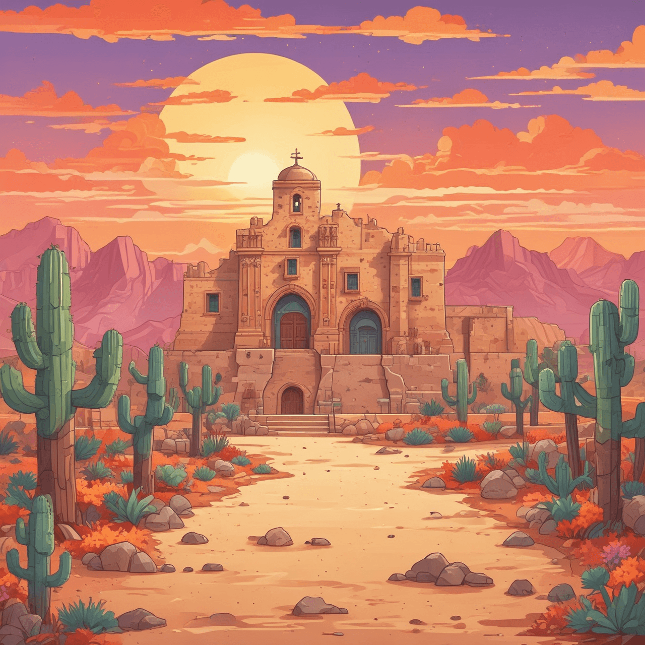 Alamo Defender Dash game banner