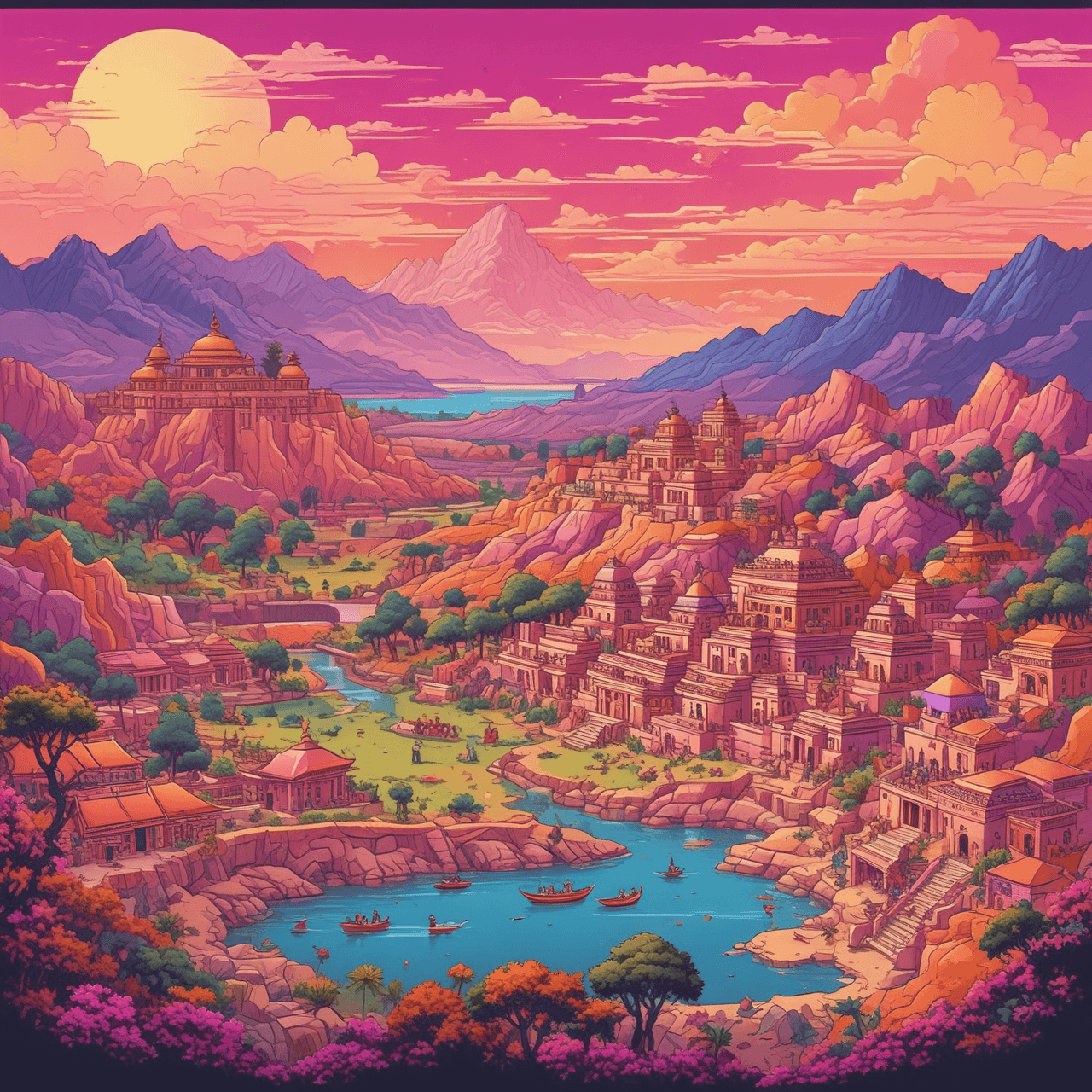 Jetpack Hindu Quiz Adventure game banner