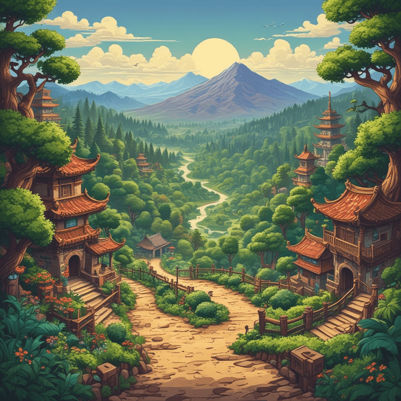 Naruto Ninja Race game banner