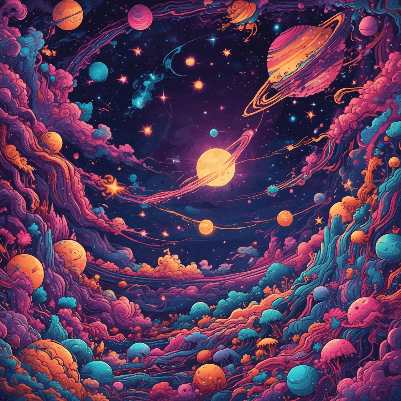 Cosmic Connections Quiz game banner