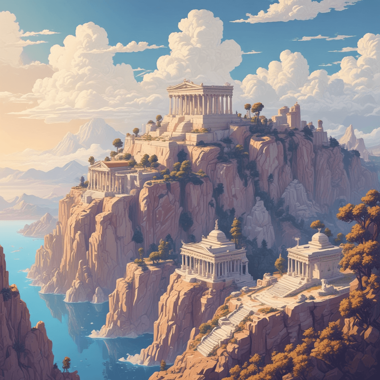 Olympian Ascent Quiz game banner