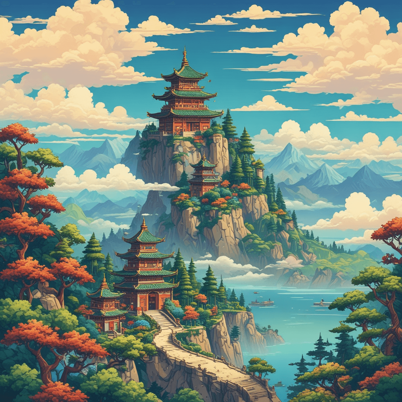 Qing Dynasty Cloud Bridge game banner