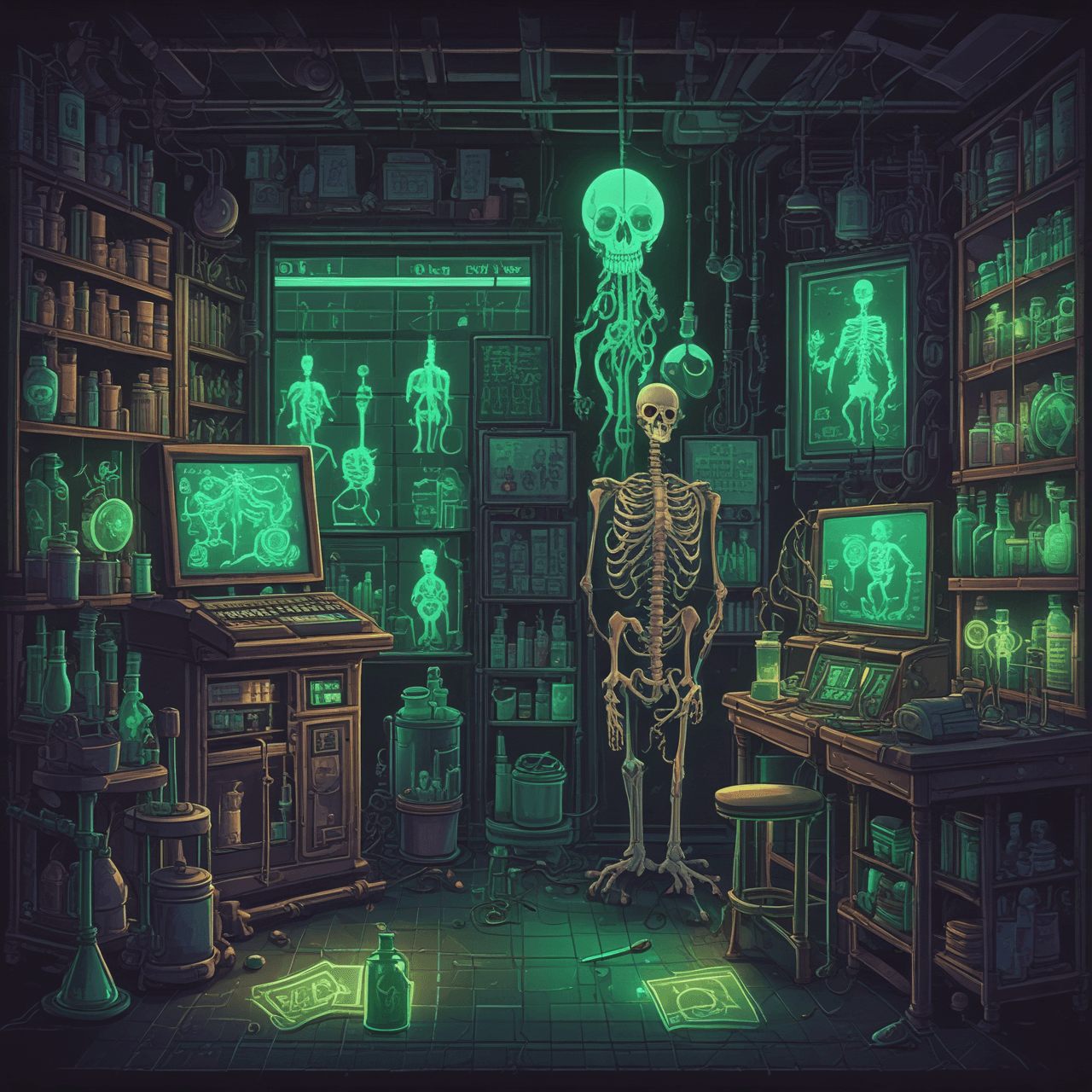 Jetpack Skeletal Adventure game banner