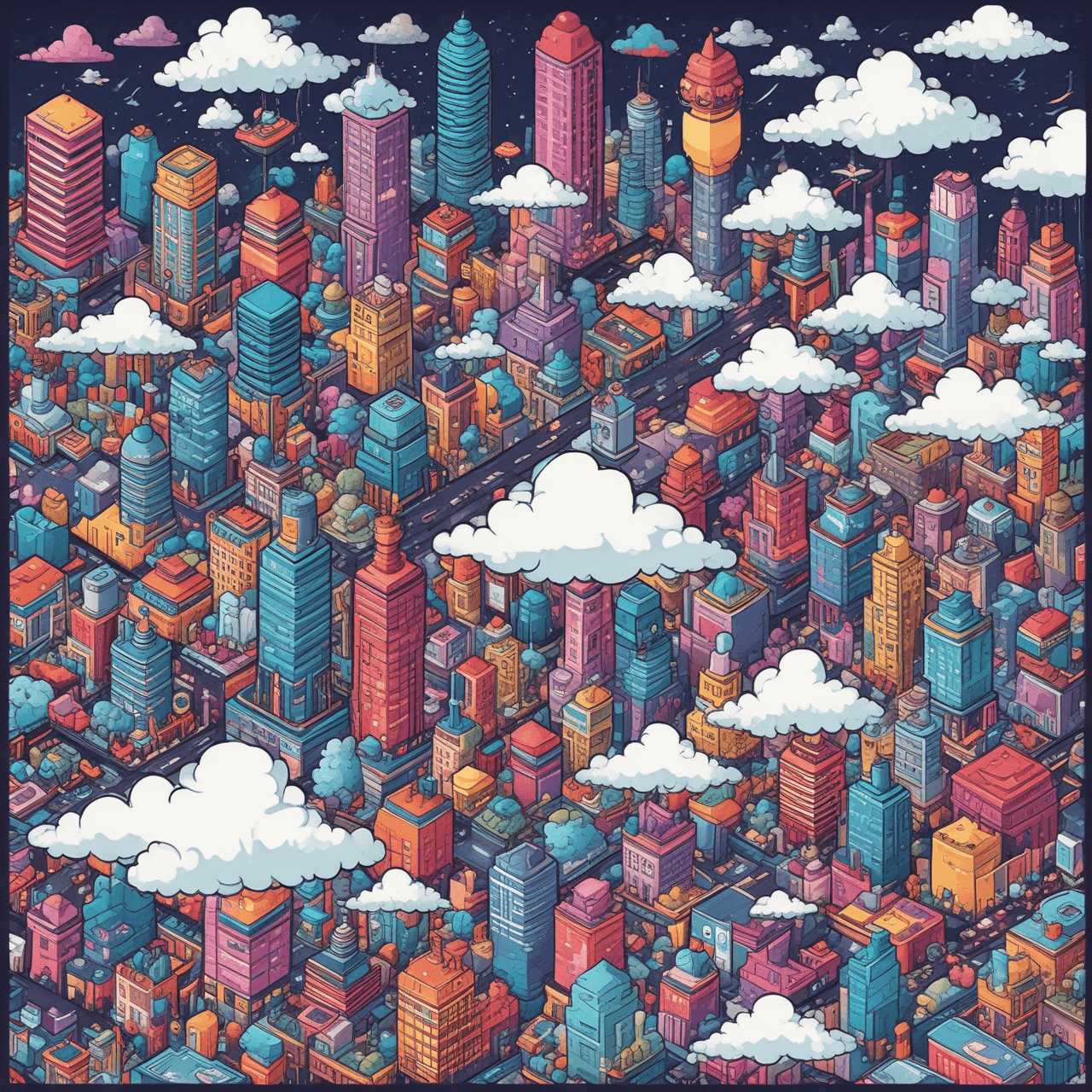 Business & Marketing Sky Challenge game banner