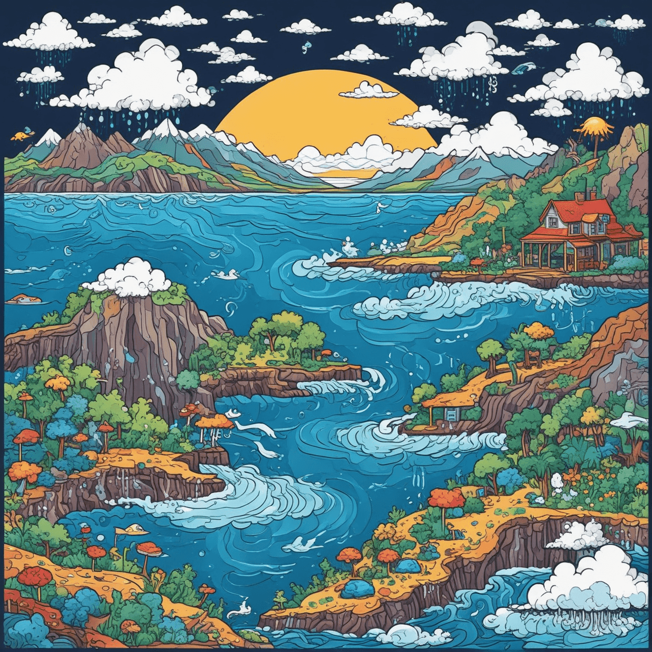 Water Cycle Run game banner