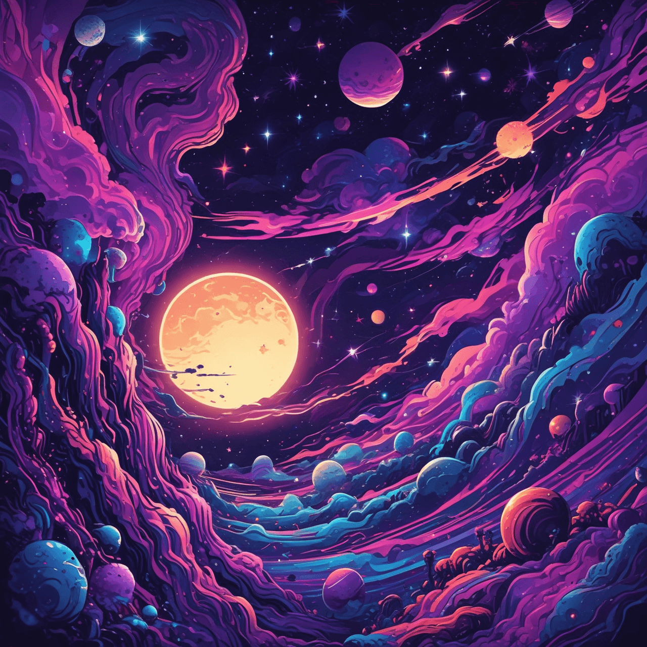 Galactic Math Run game banner