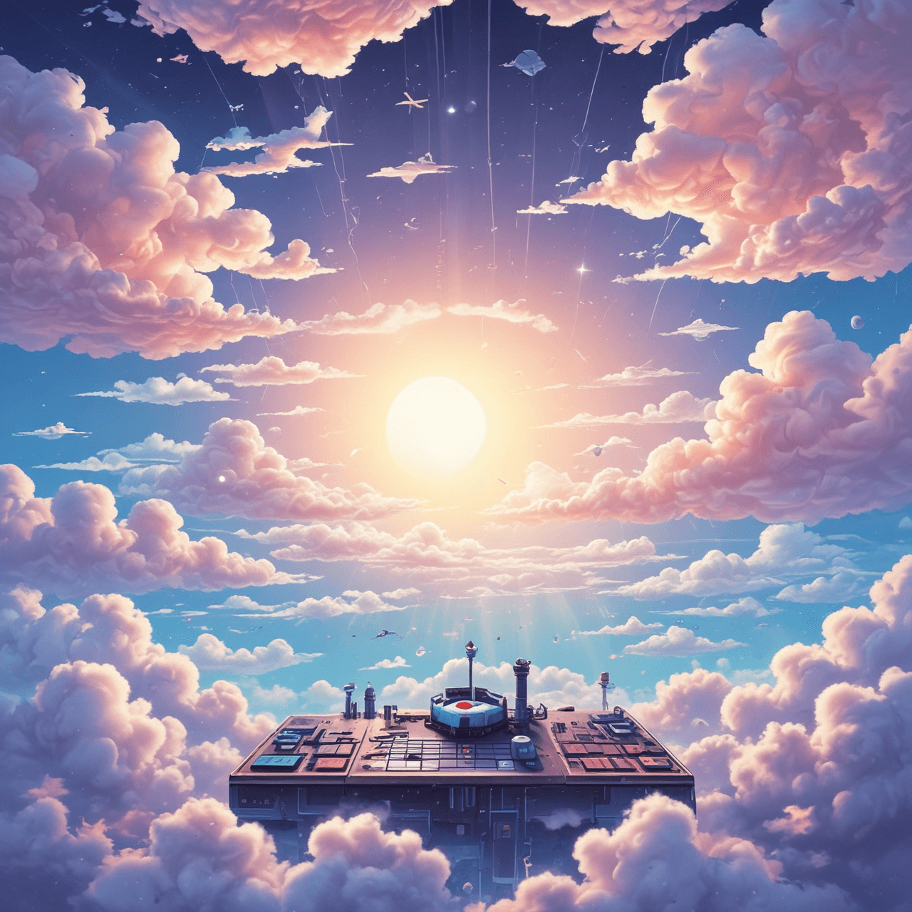 Math Cloud Ascent: 8th Grade Edition game banner