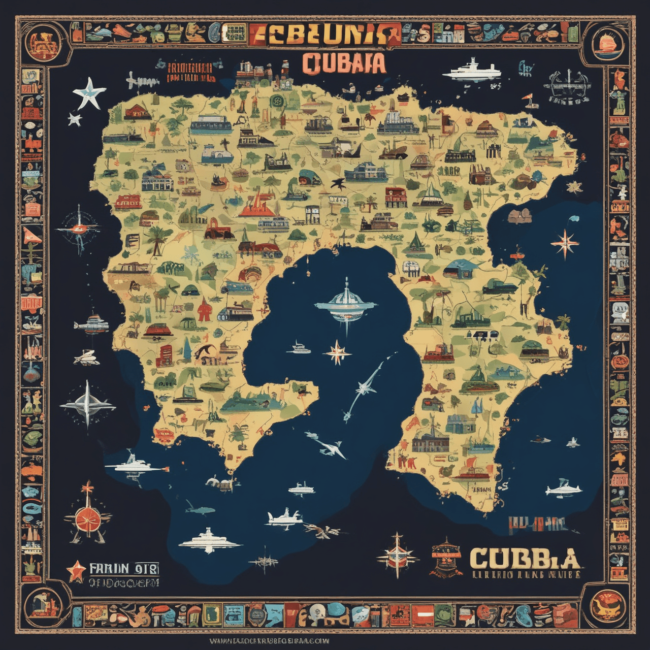 Cuban Crisis Race game banner