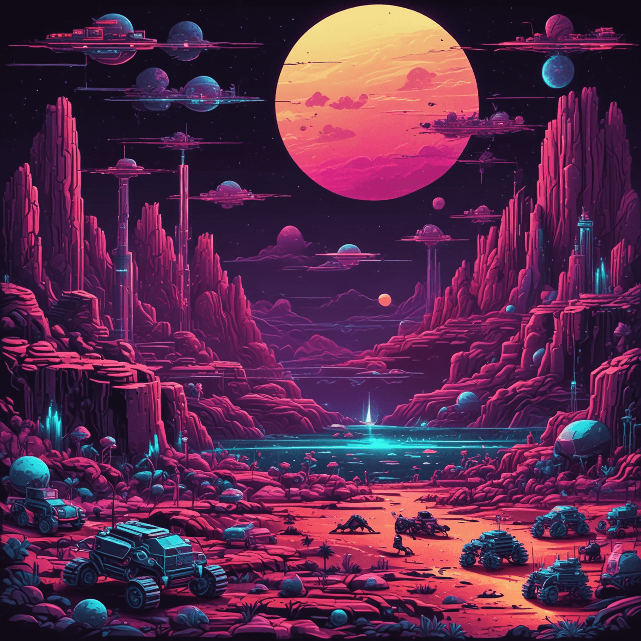 Lunar Phase Robot Run game banner