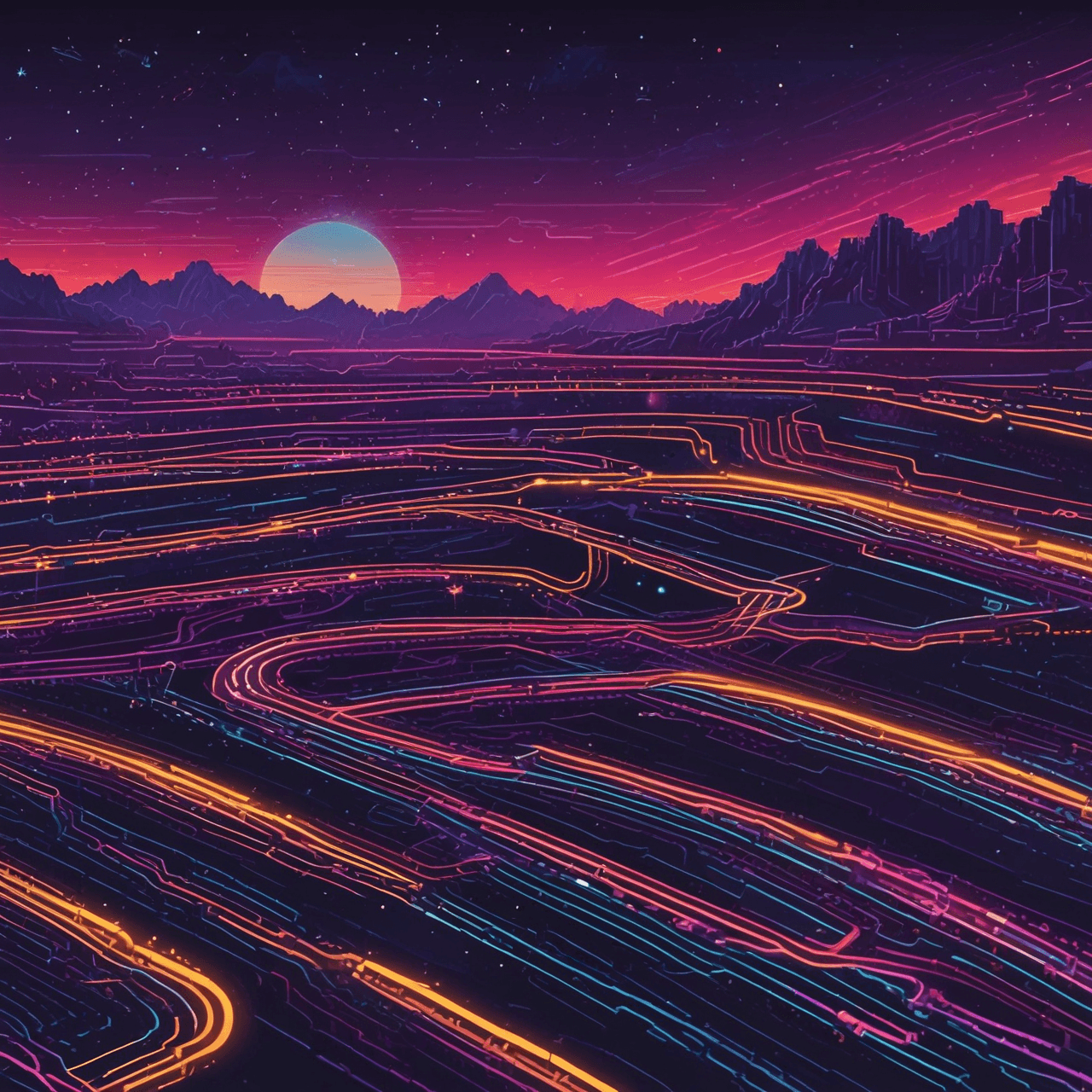 Slope Racer: 80s Edition game banner