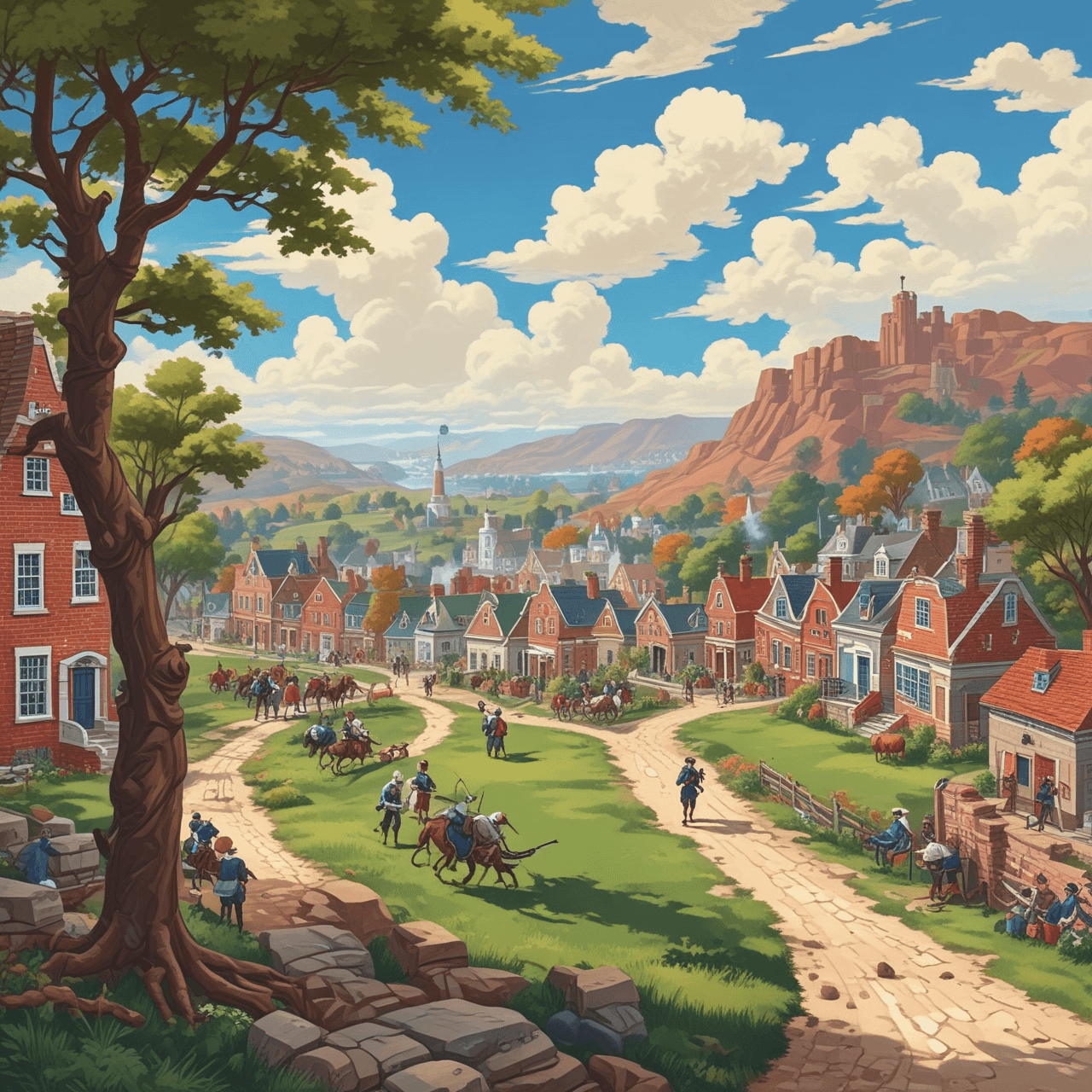 Revolutionary Quiz Run game banner