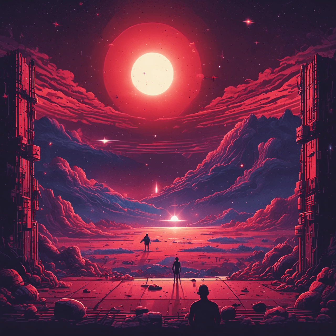 Red Star Jump game banner