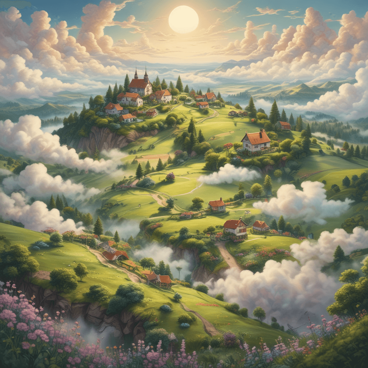 Cottagecore Cloud Path game banner