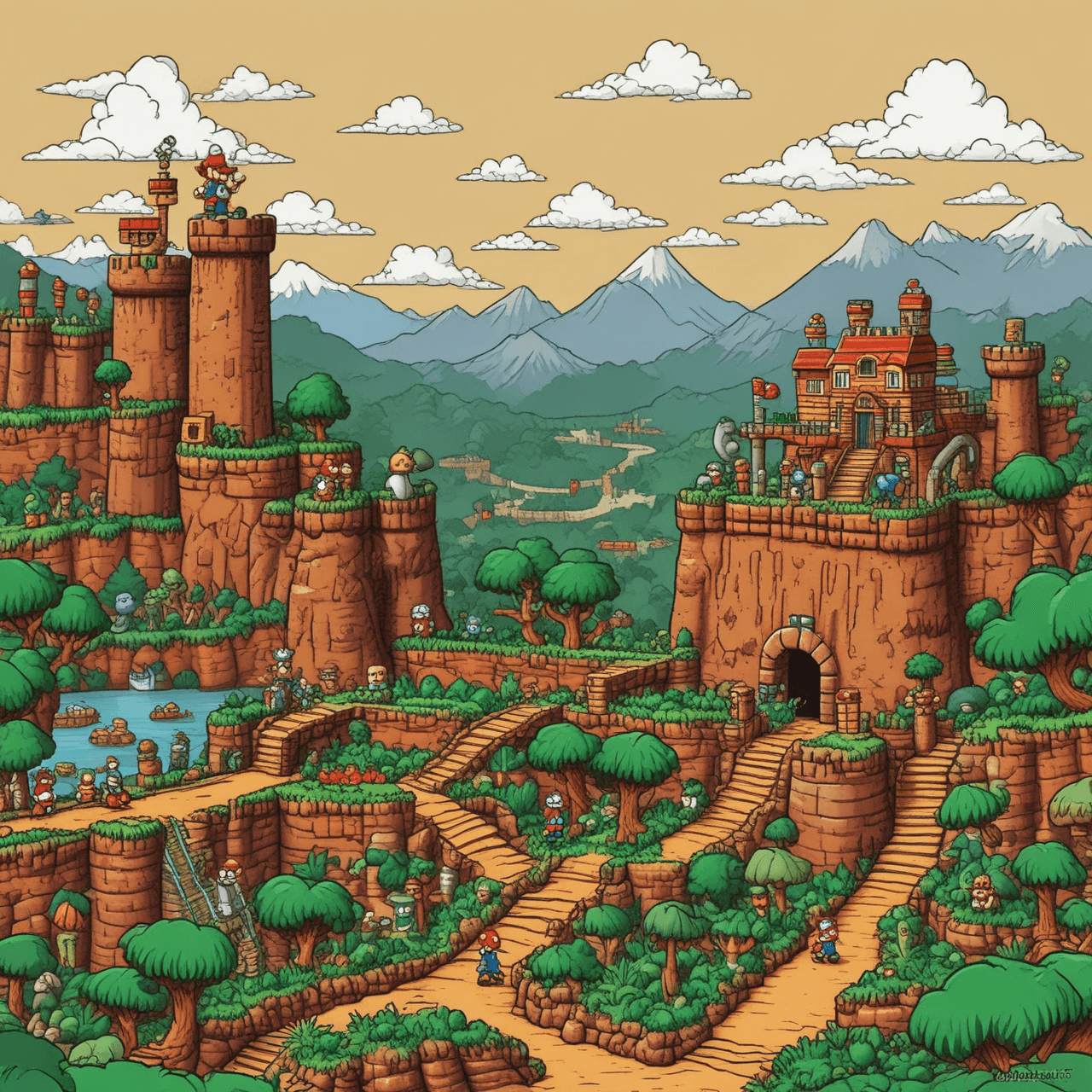 Kuis Lari Super Mario Bros. 3 game banner