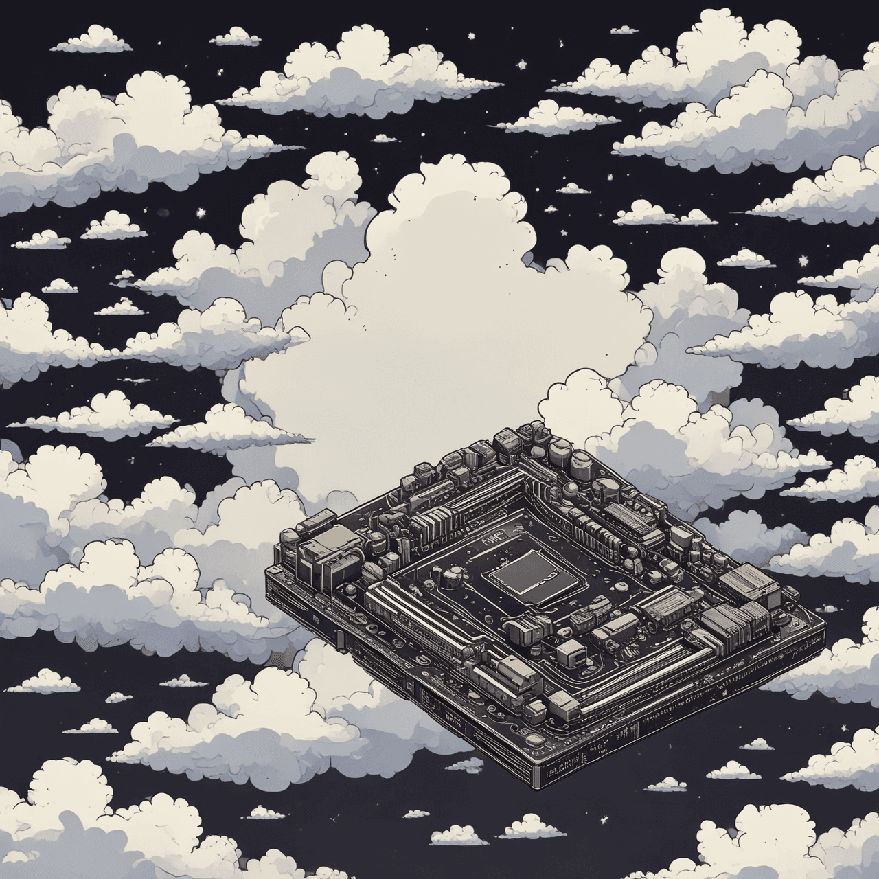 Computer Cloud Bridge game banner