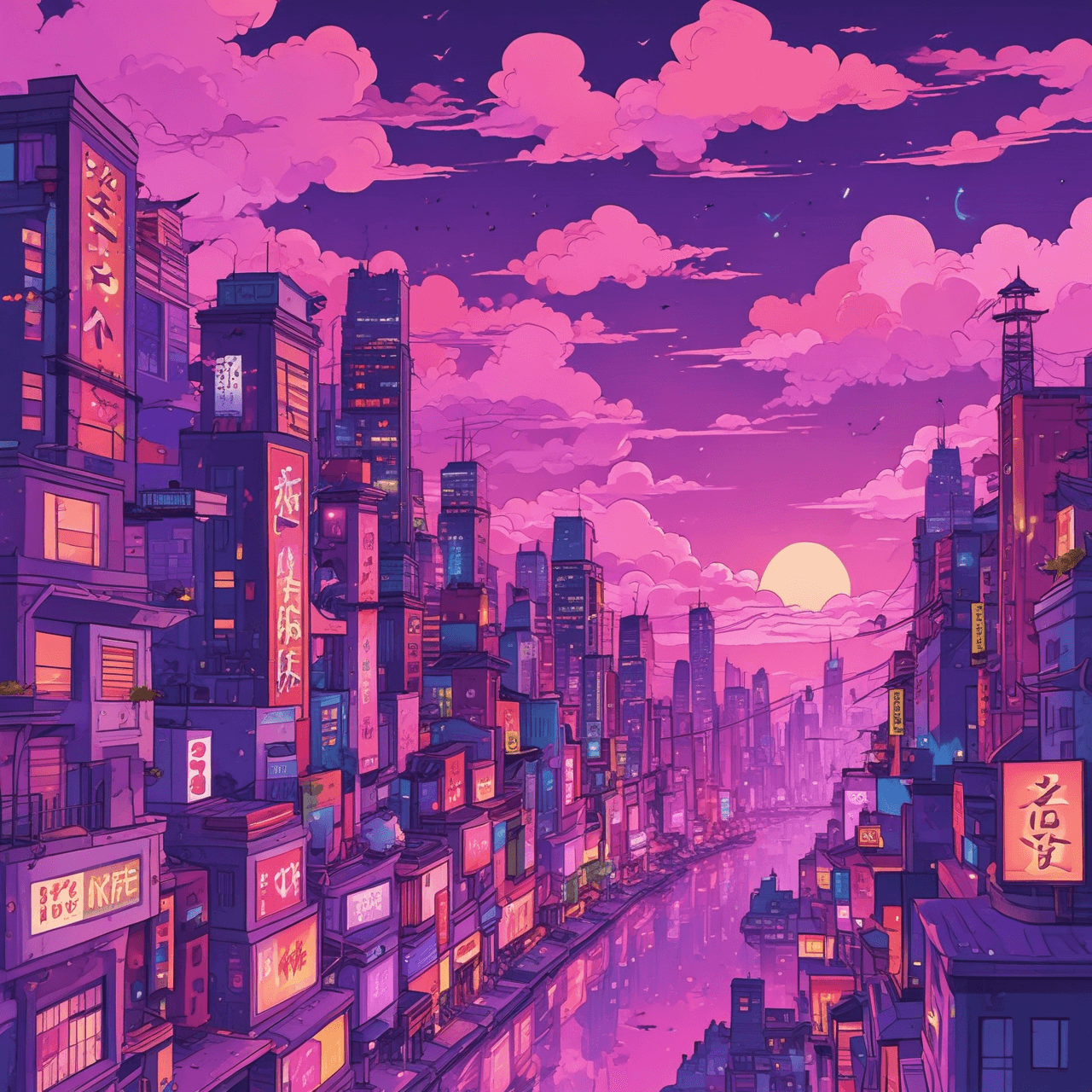 Kana & Kanji Cloud Hop game banner