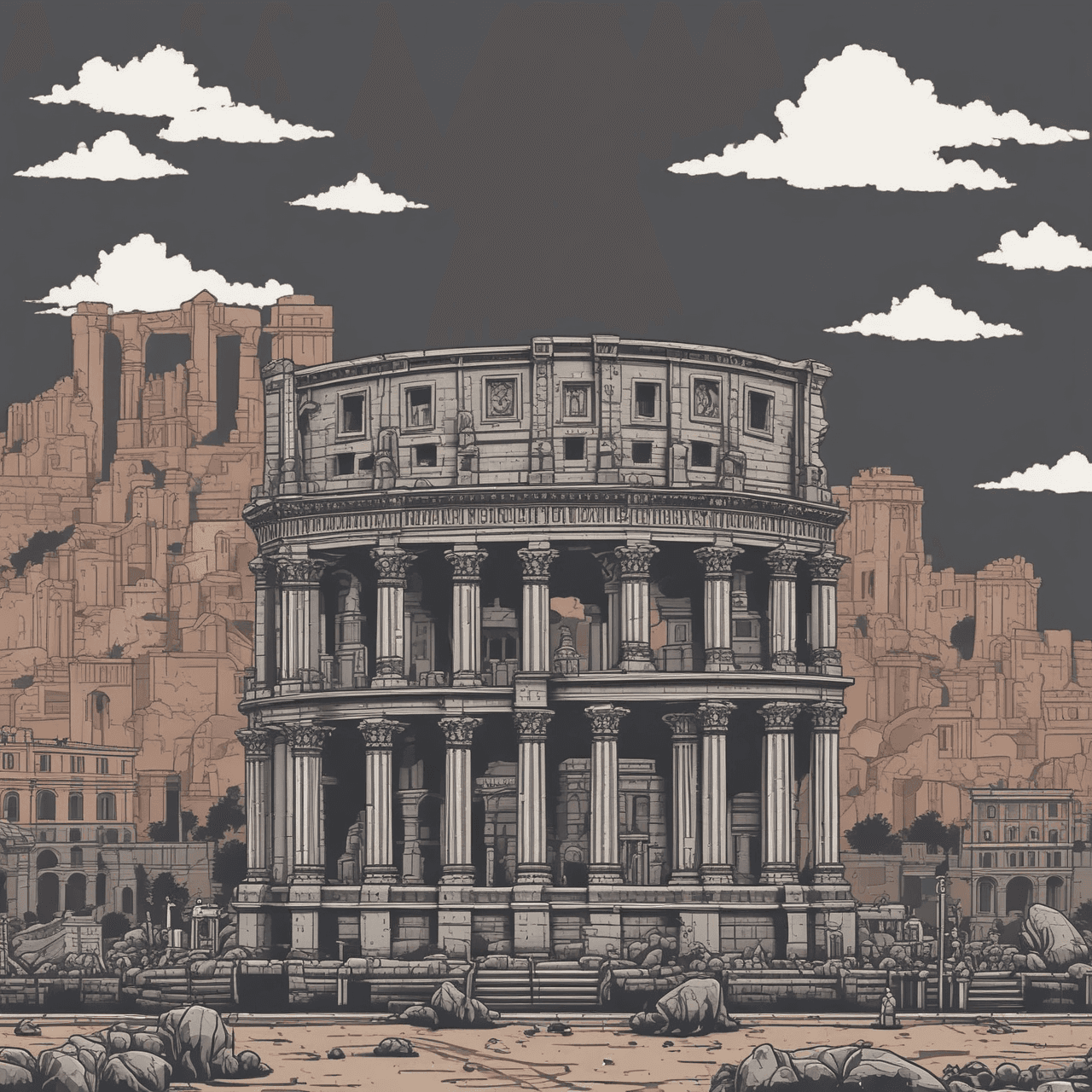 Roman Empire Run game banner