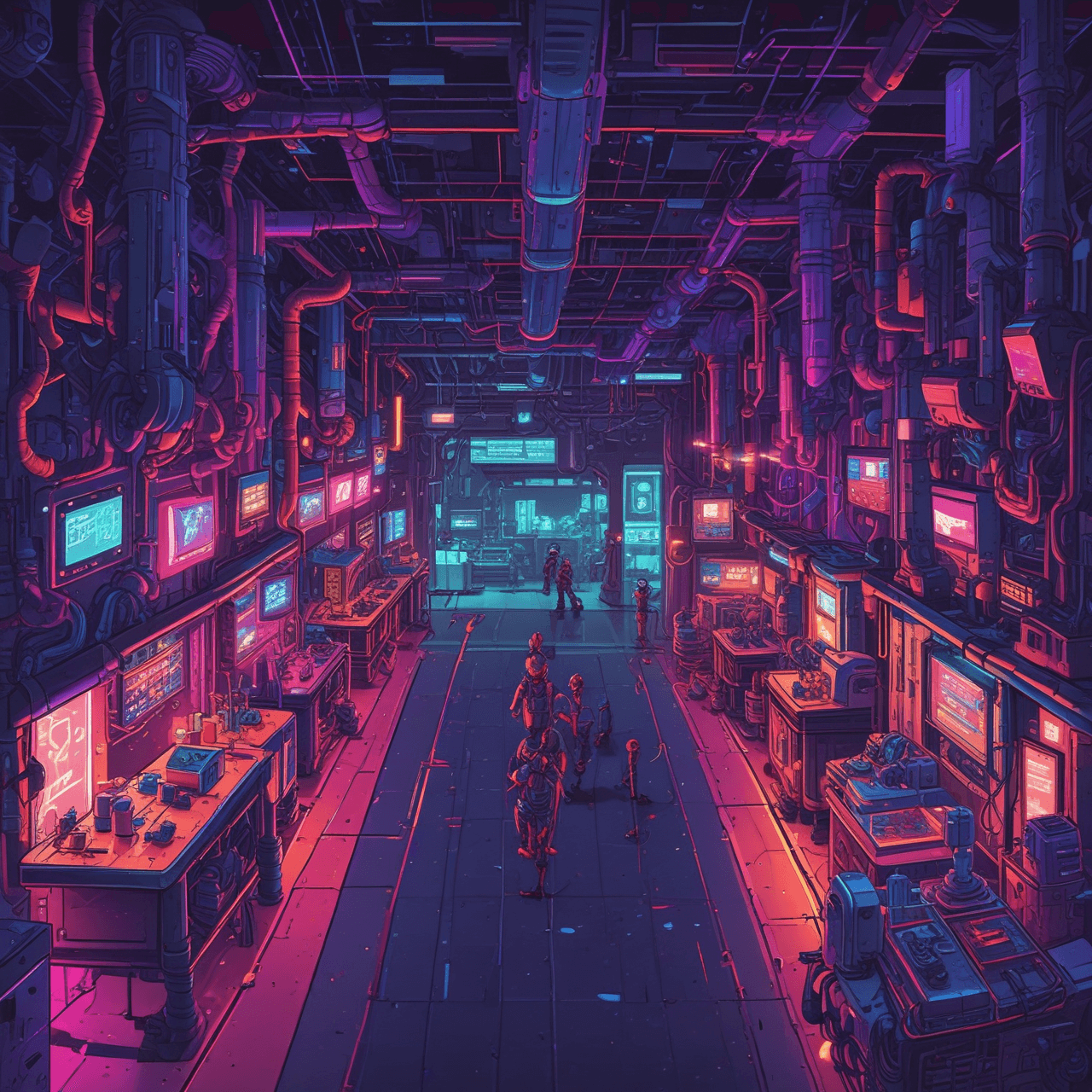 CyberForge Runner game banner