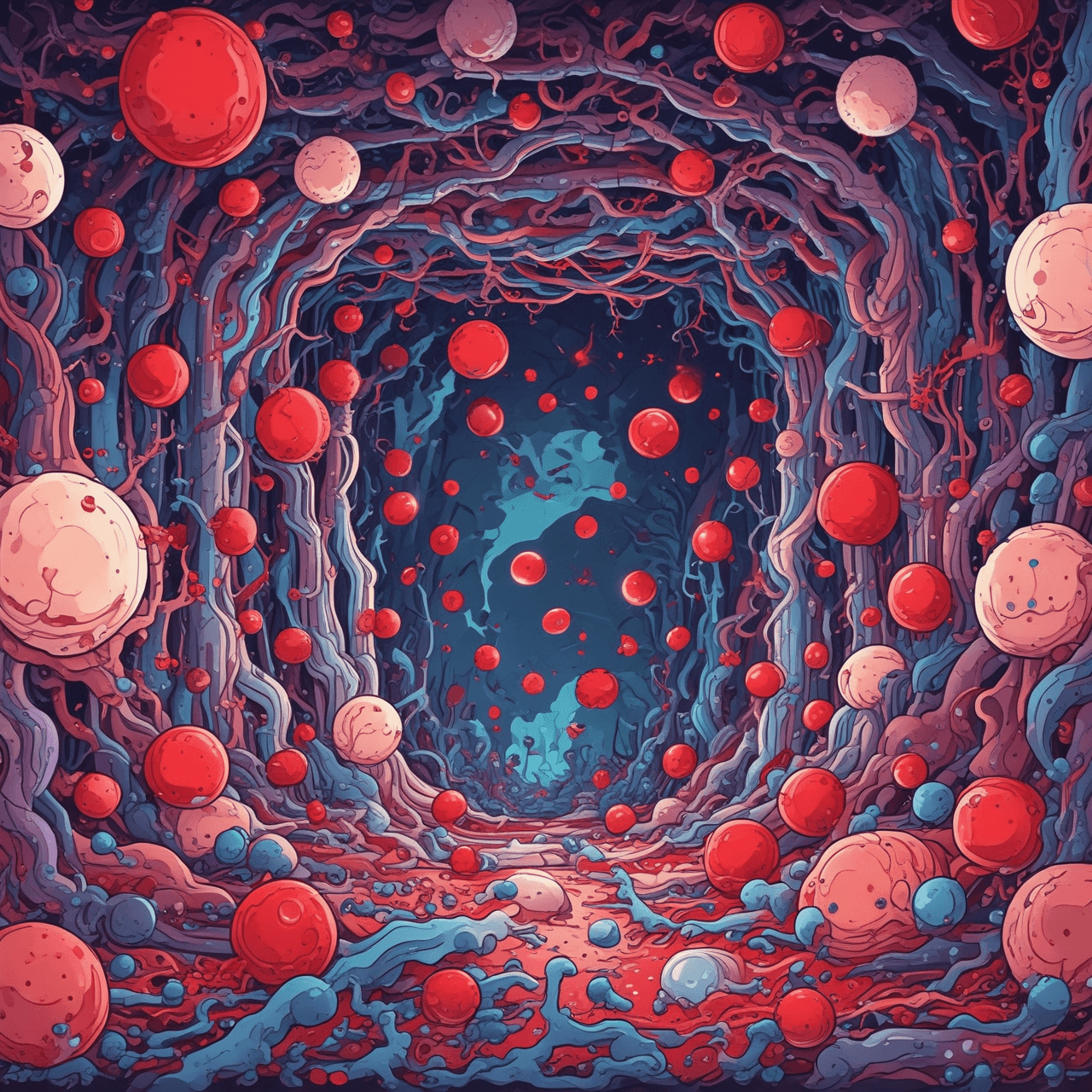 Blood Cell Quiz Adventure game banner