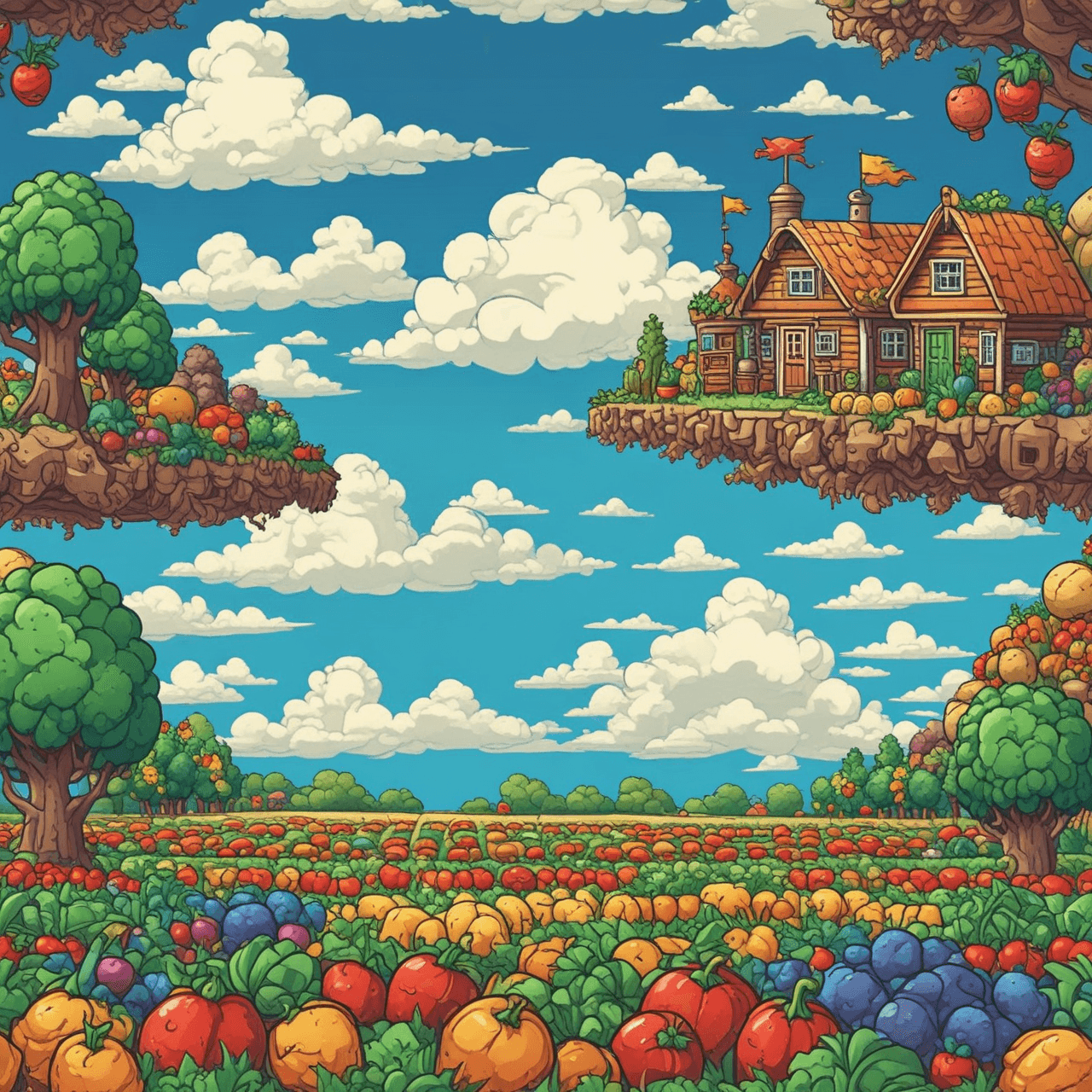 Veggie Vault Quest game banner