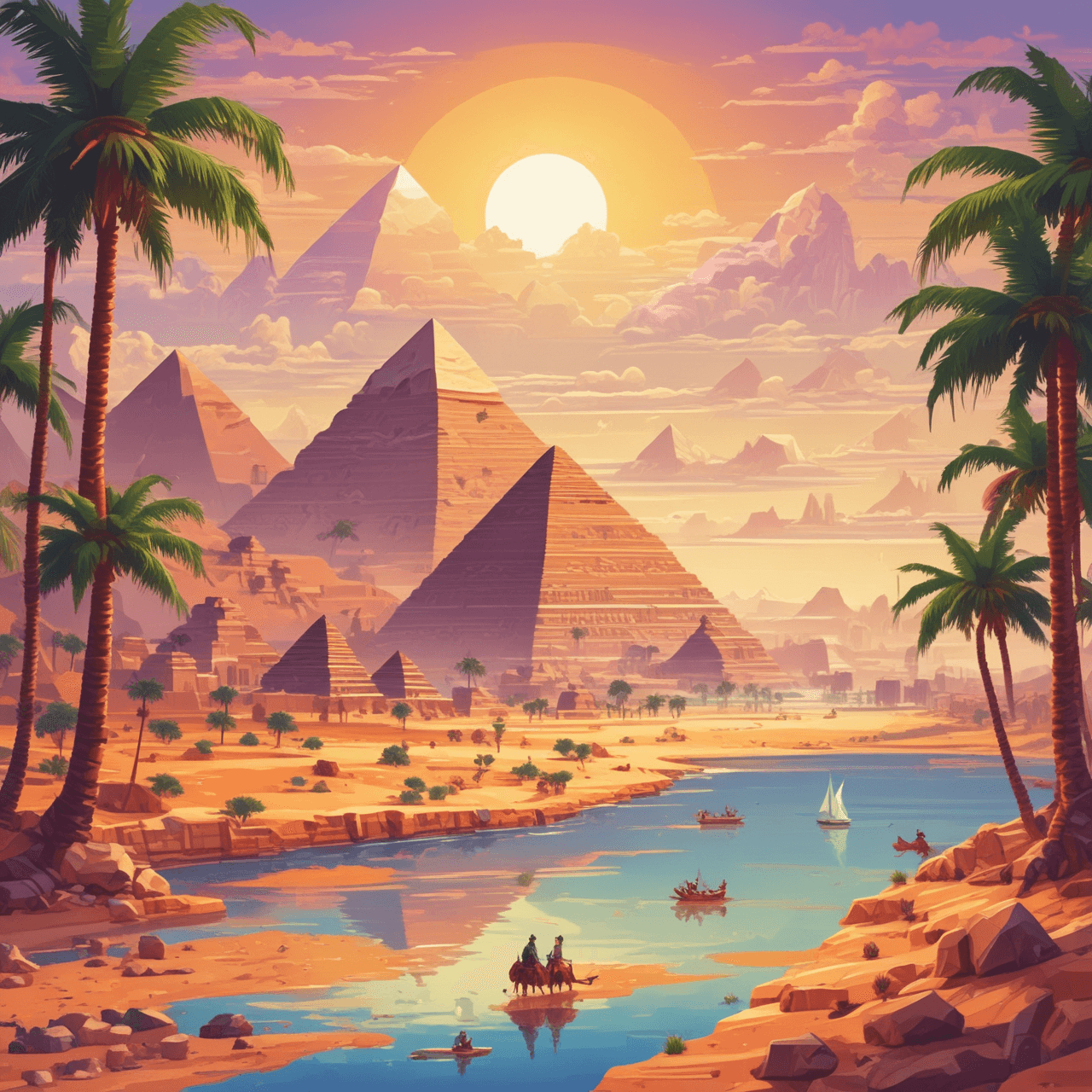 Pharaoh's Quest: Ancient Egypt game banner