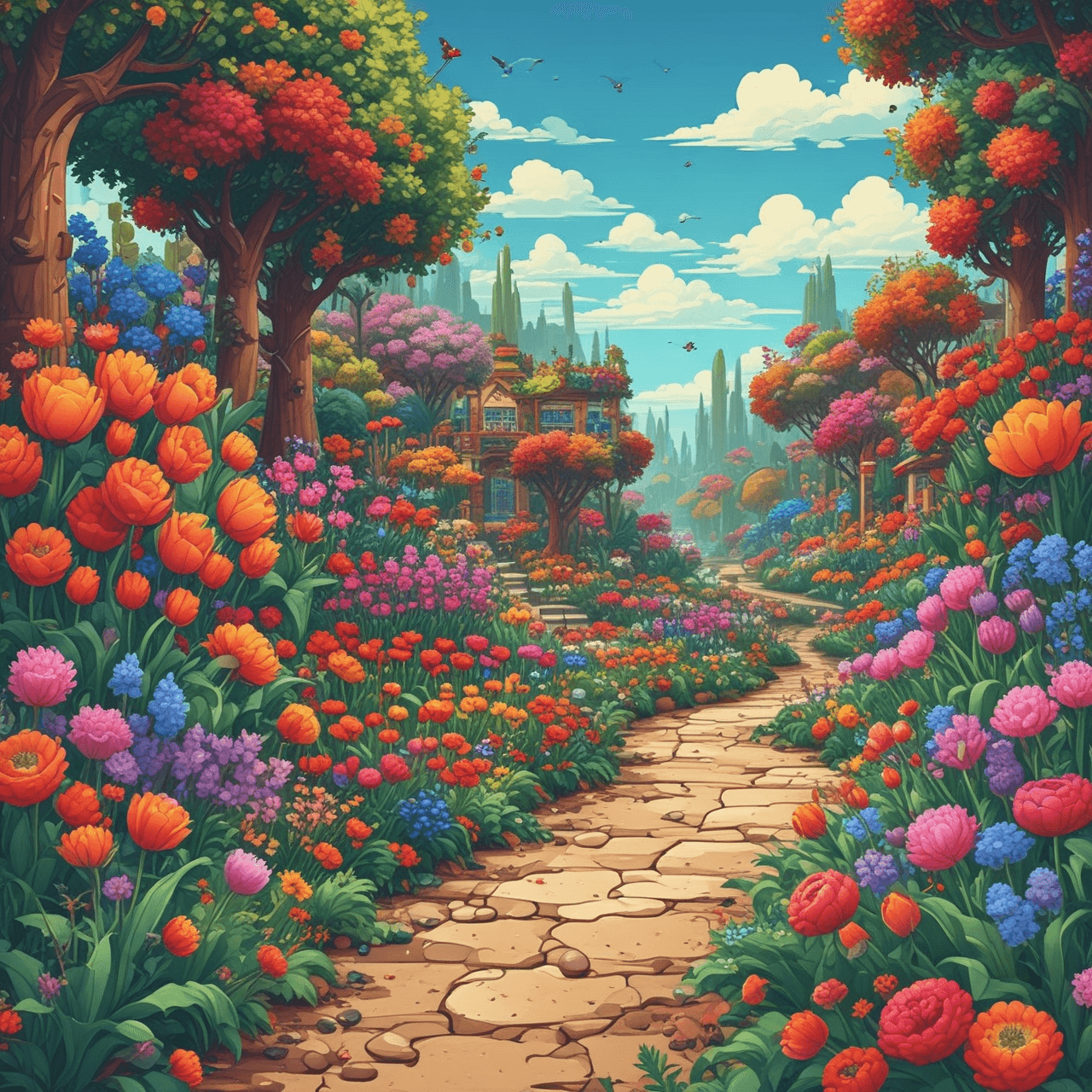 Bloom Run Quiz game banner