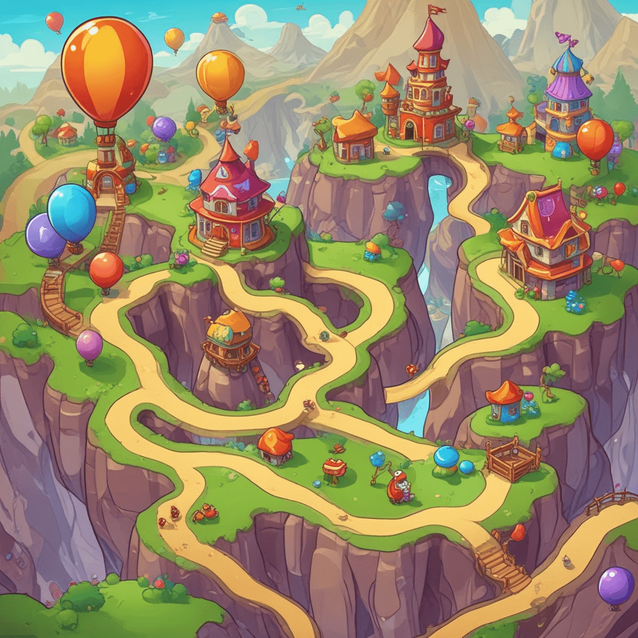 Bloon Jump TD game banner