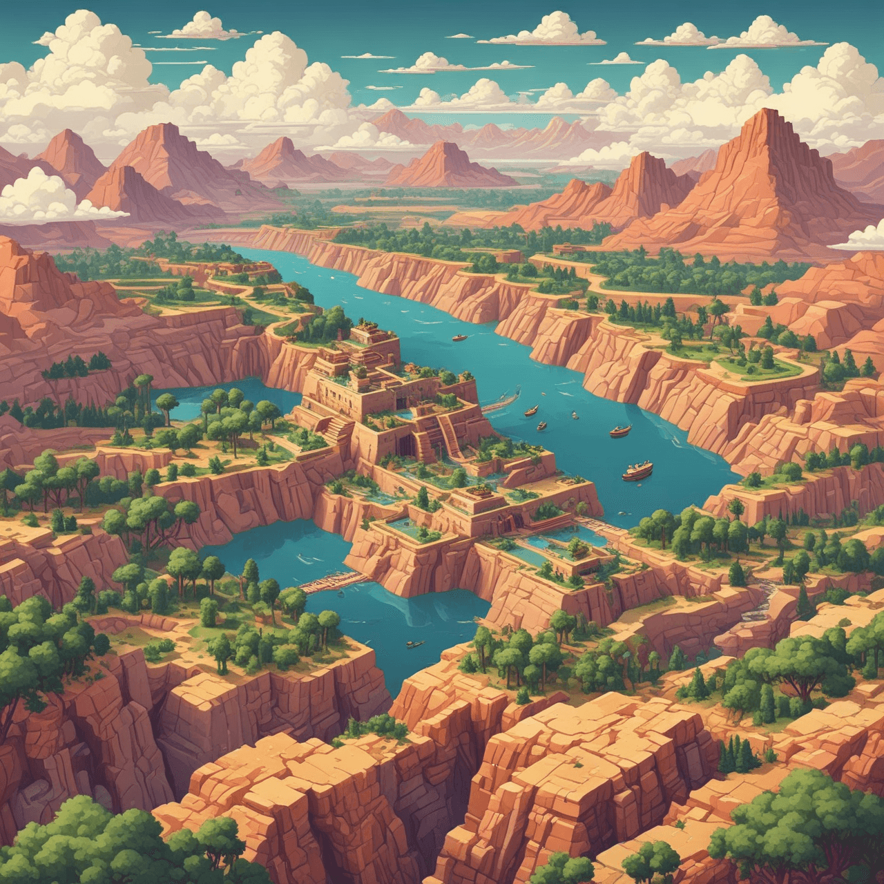 Mesopotamian Sky-Bridge game banner