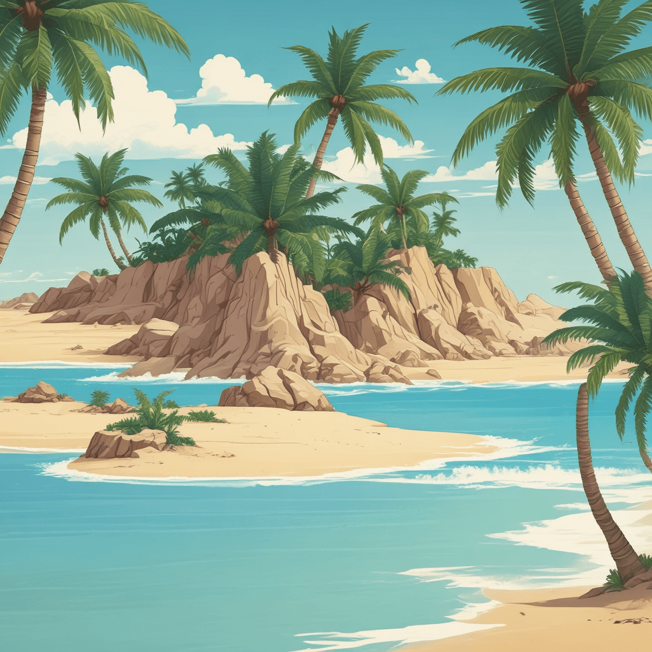 Integer Island Run game banner