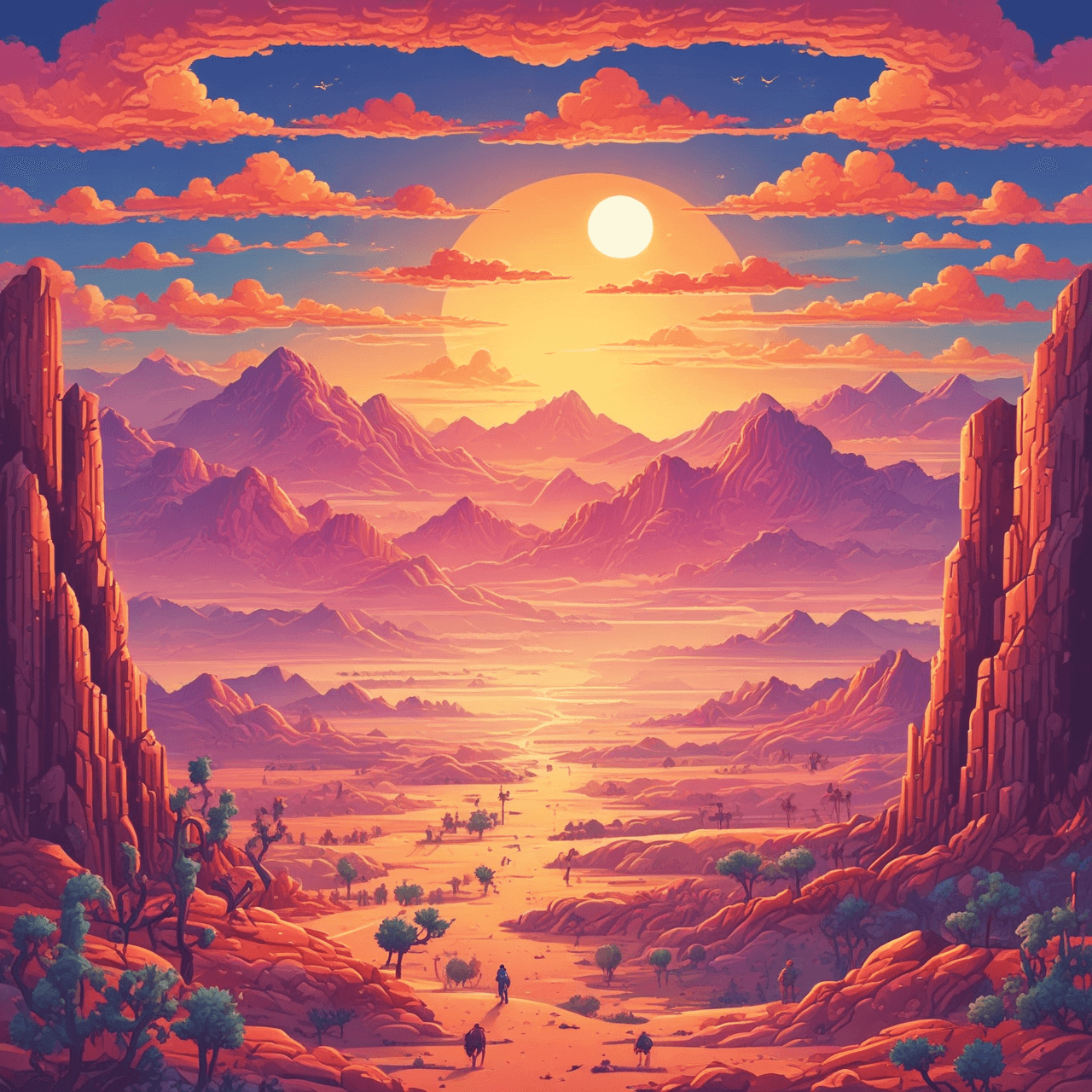 Persian Empire Cloud Bridge game banner