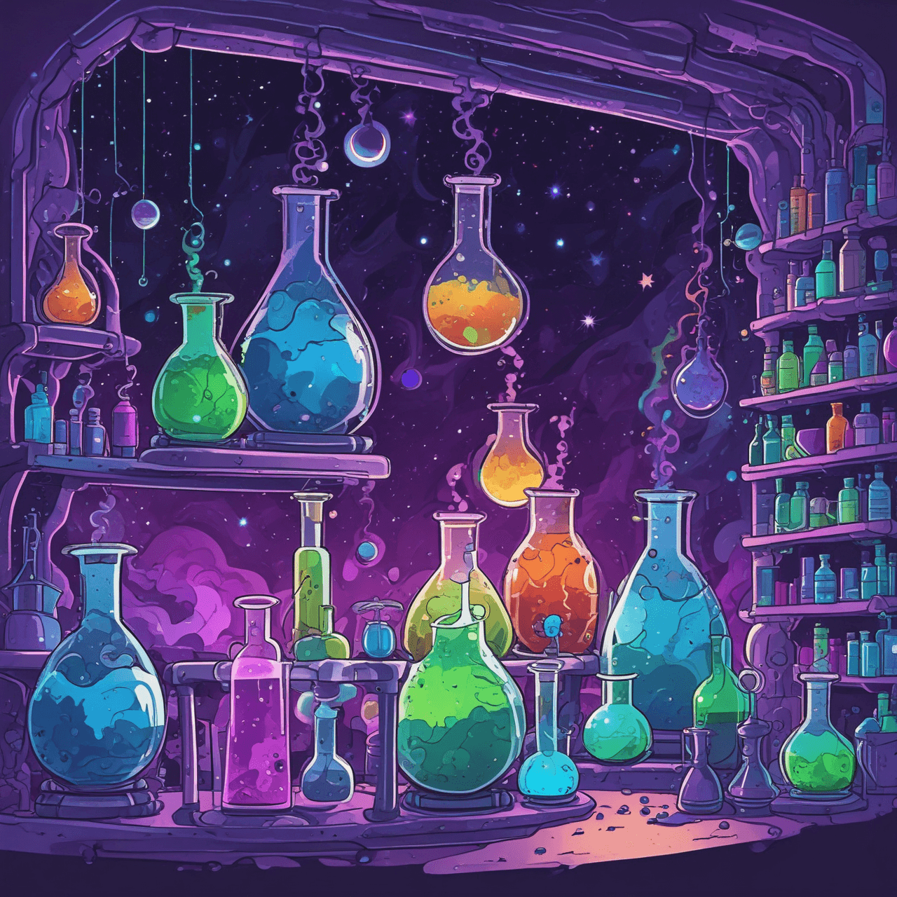 Acid-Base Jetpack Adventure game banner