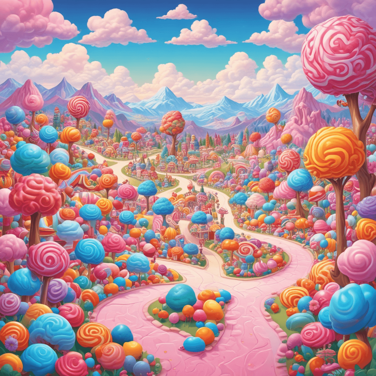 Candy Congratulations Cloud Hop game banner