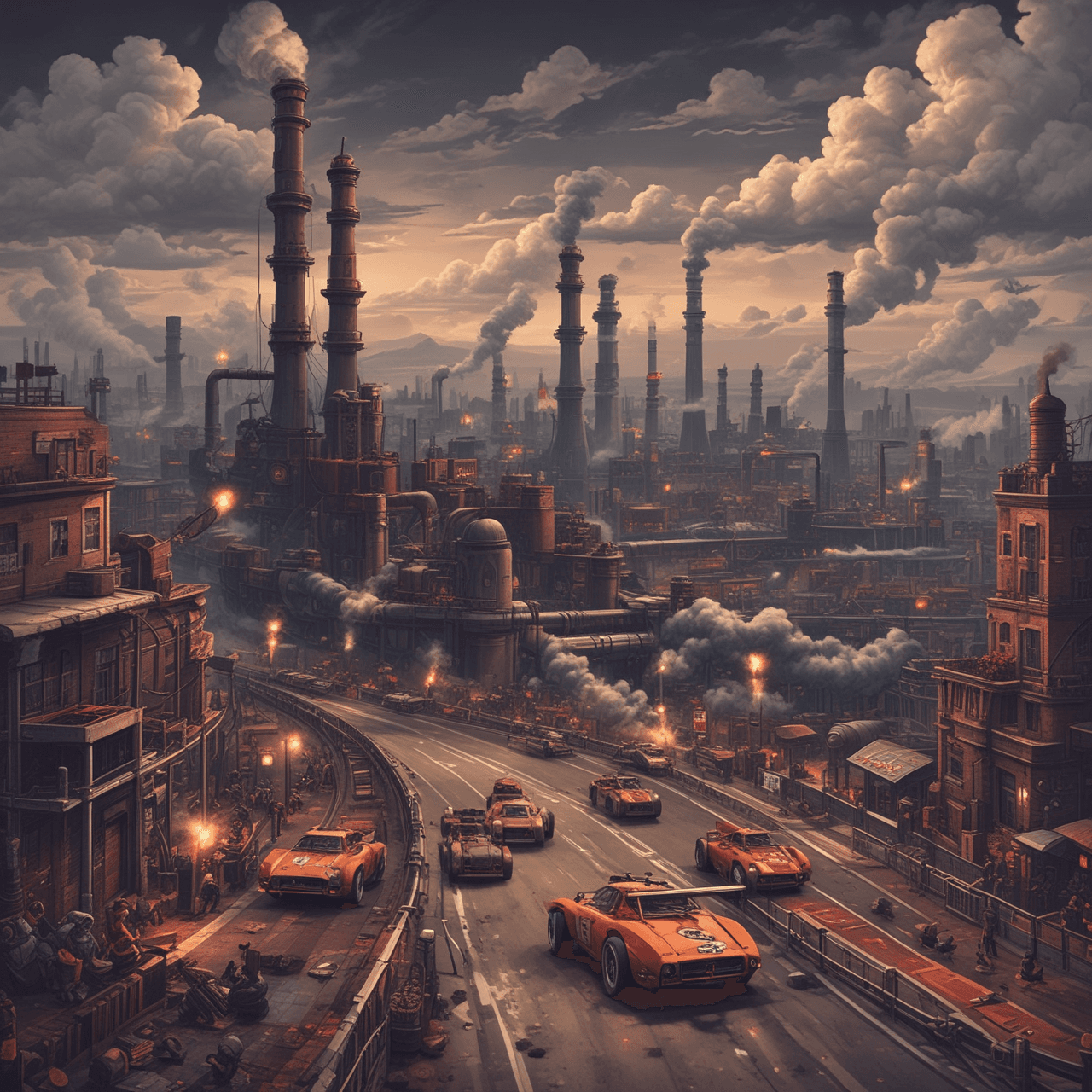 Industrial Race: Formula of Progress game banner