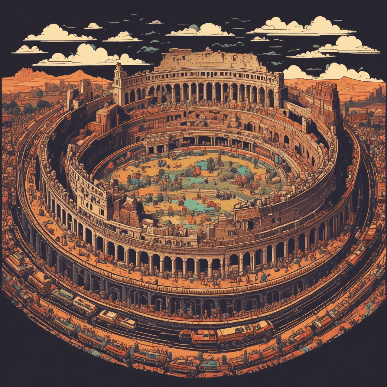 Romos Imperijos Lenktynės game banner